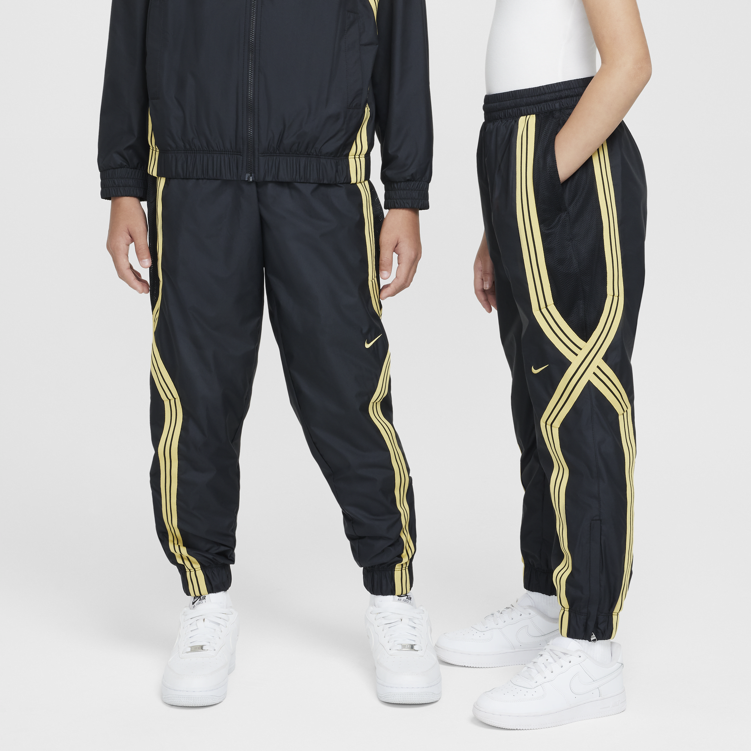 Pantalon de basket déperlant Nike Crossover pour ado - Noir