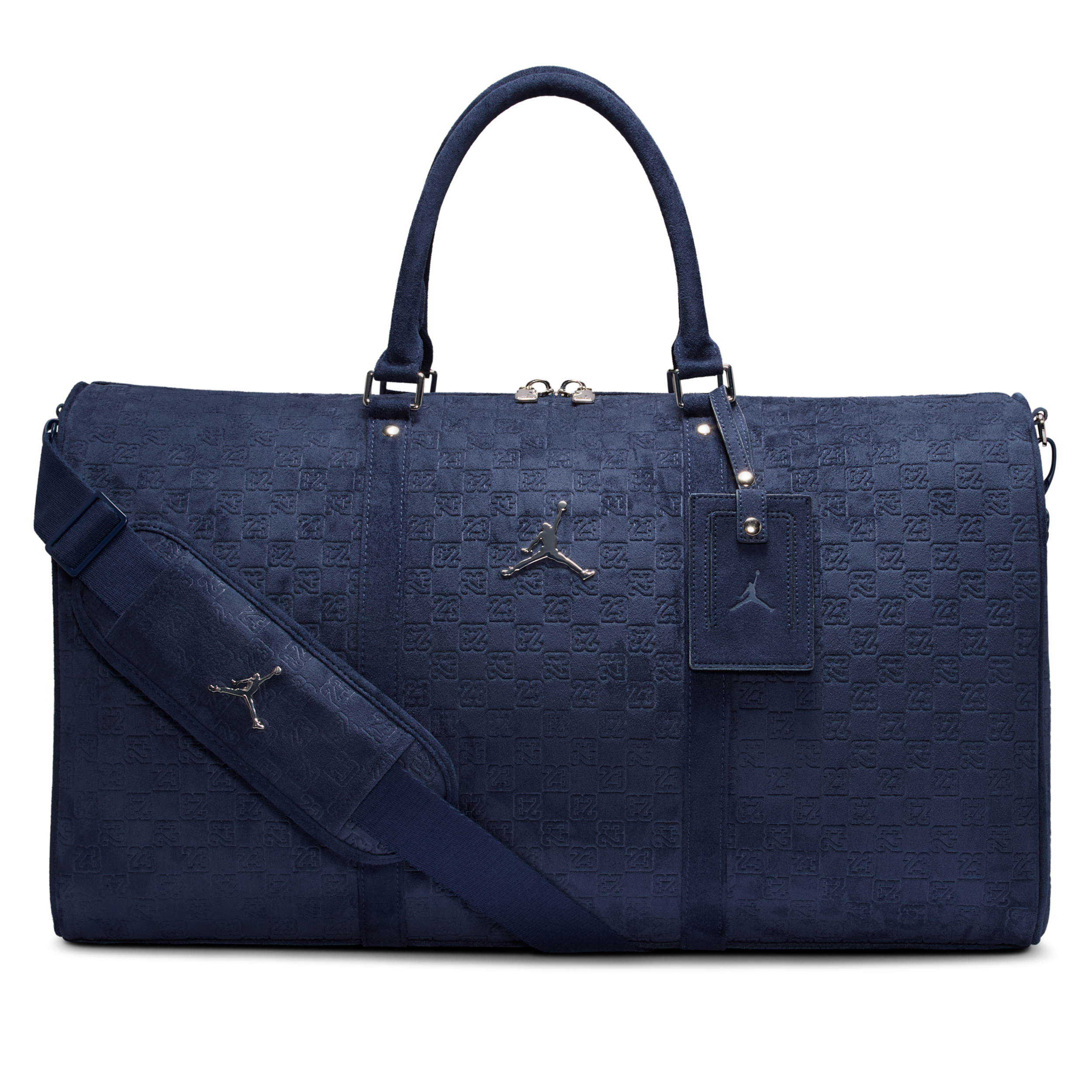 Borsone Monogram in pelle scamosciata Jordan (40 l) - Blu