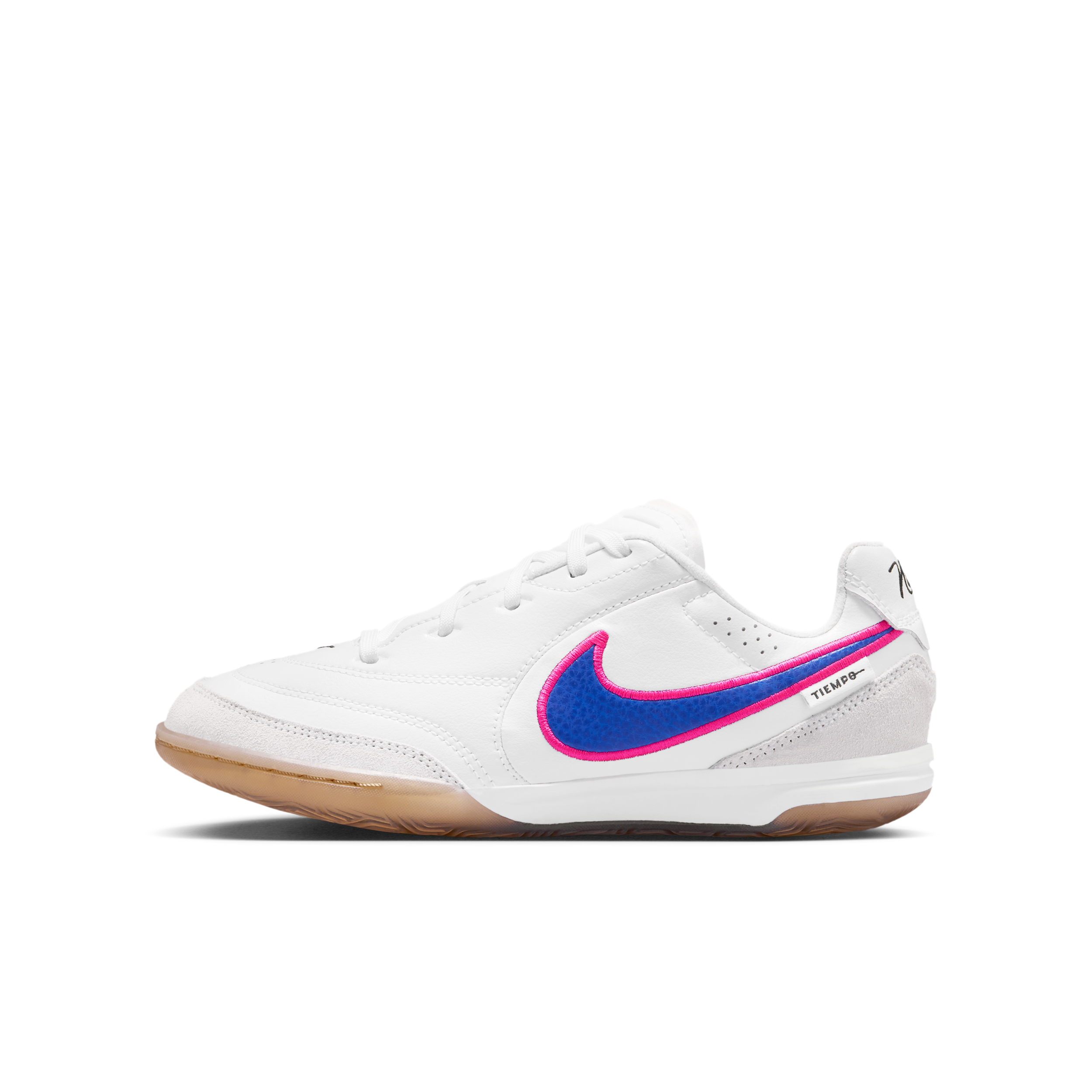 Scarpa da calcio a taglio basso per campi indoor/cemento Nike Jr. Tiempo Streetgato – Ragazzo/a - Bianco