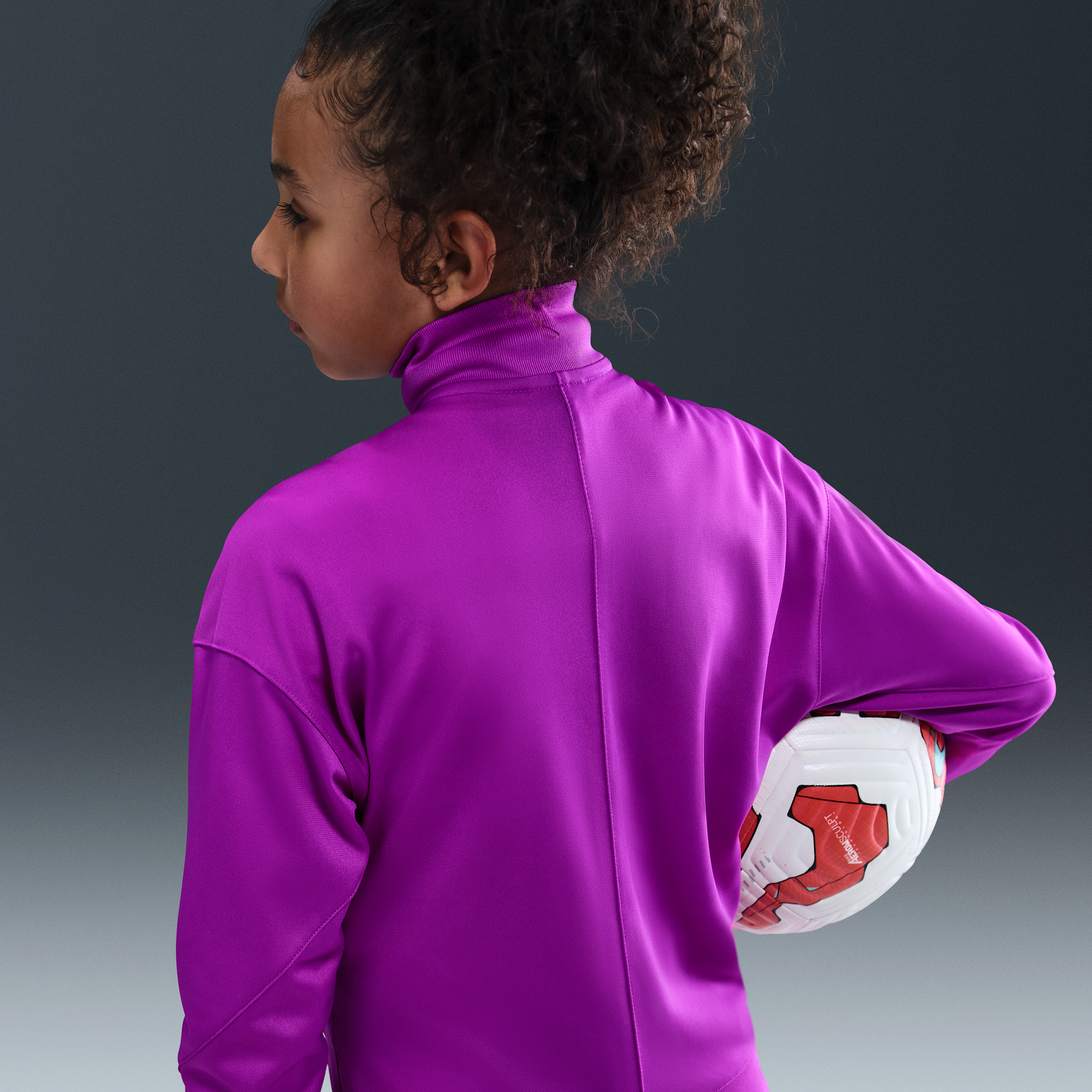 Thumbnail - FC Barcelona Strike Nike Dri-FIT-Fußball-Trainingsanzug aus Strickmaterial für ältere Kinder - Lila