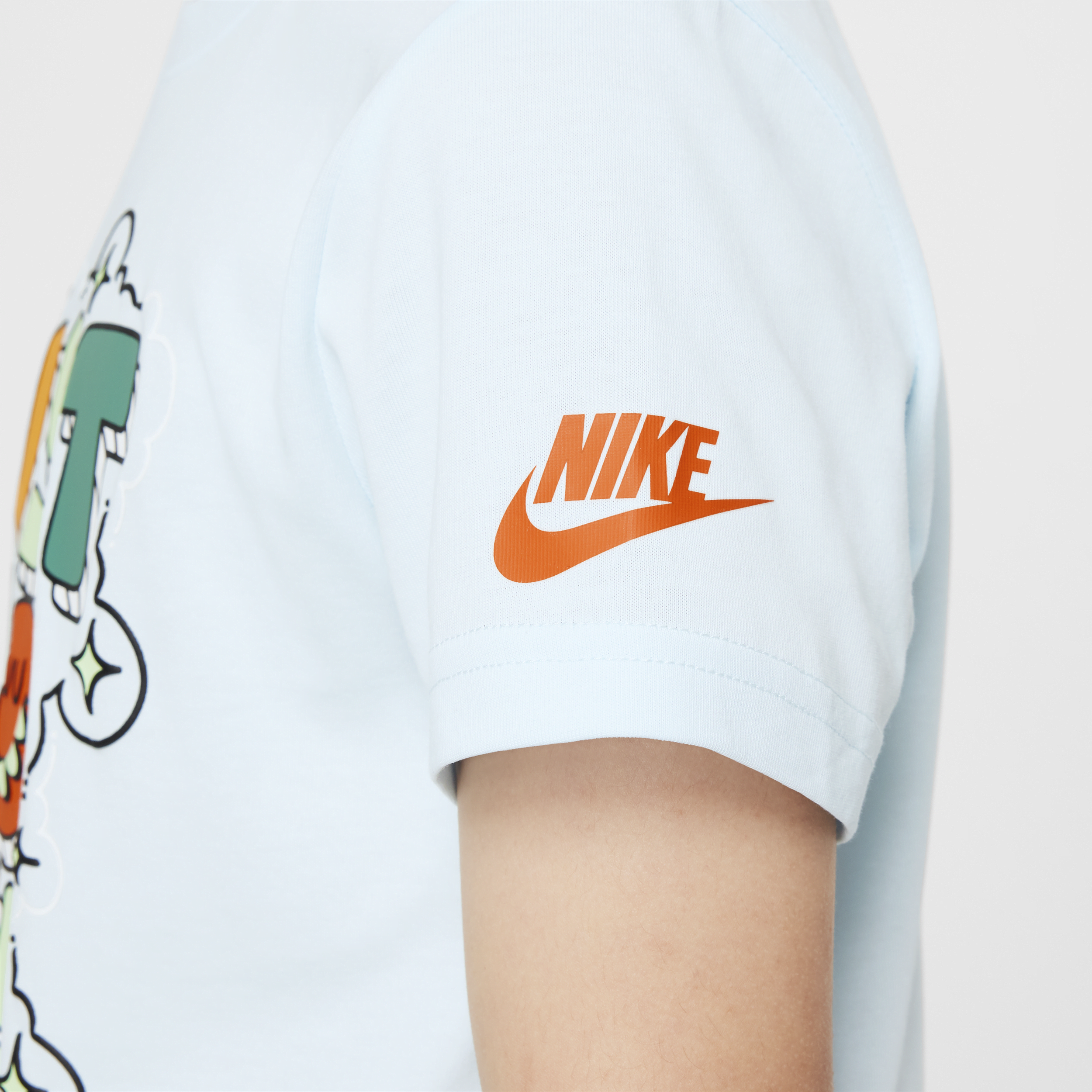 Nike Bubble Just Do It T-shirt voor kleuters Blauw