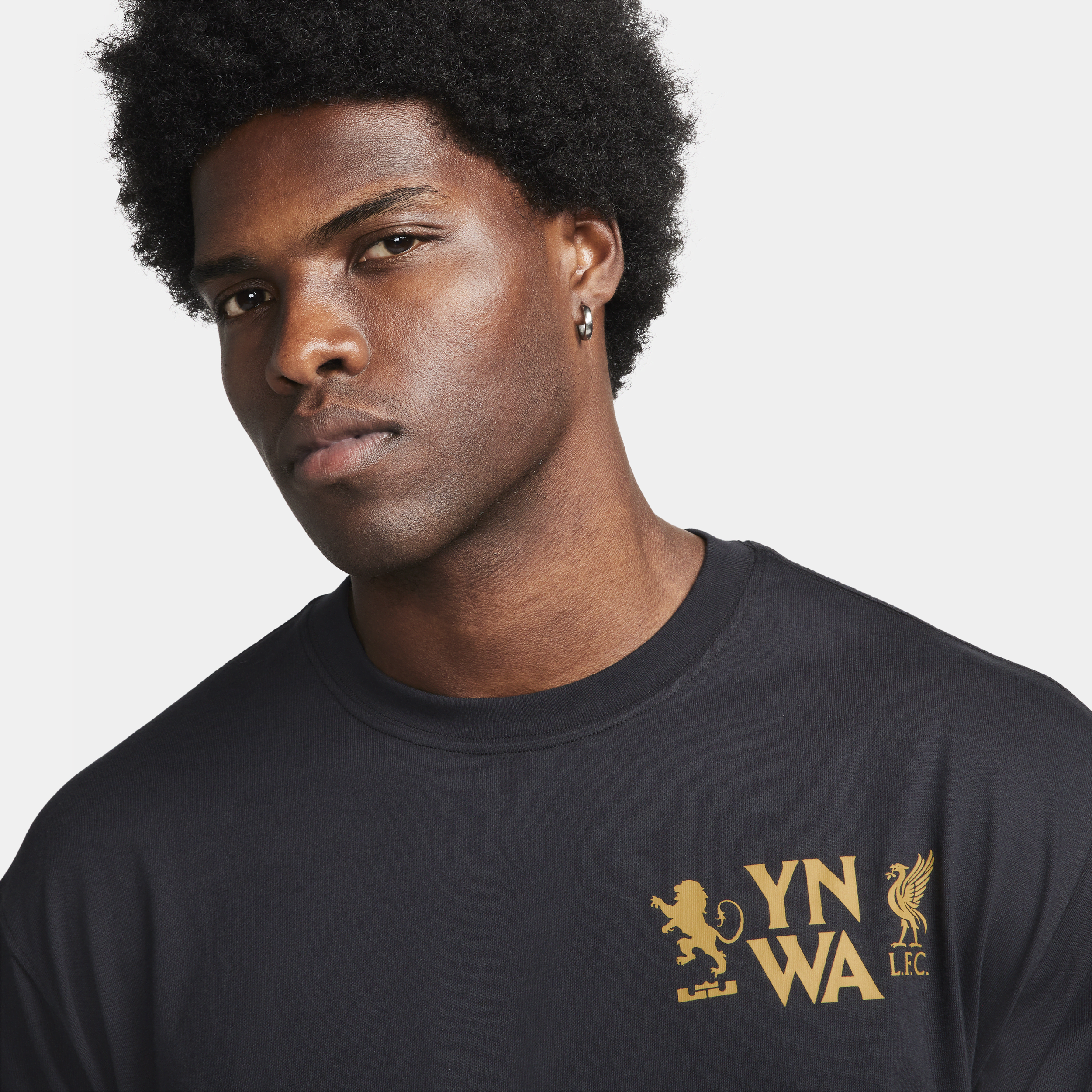 Nike LeBron M90 T-shirt voor heren Zwart