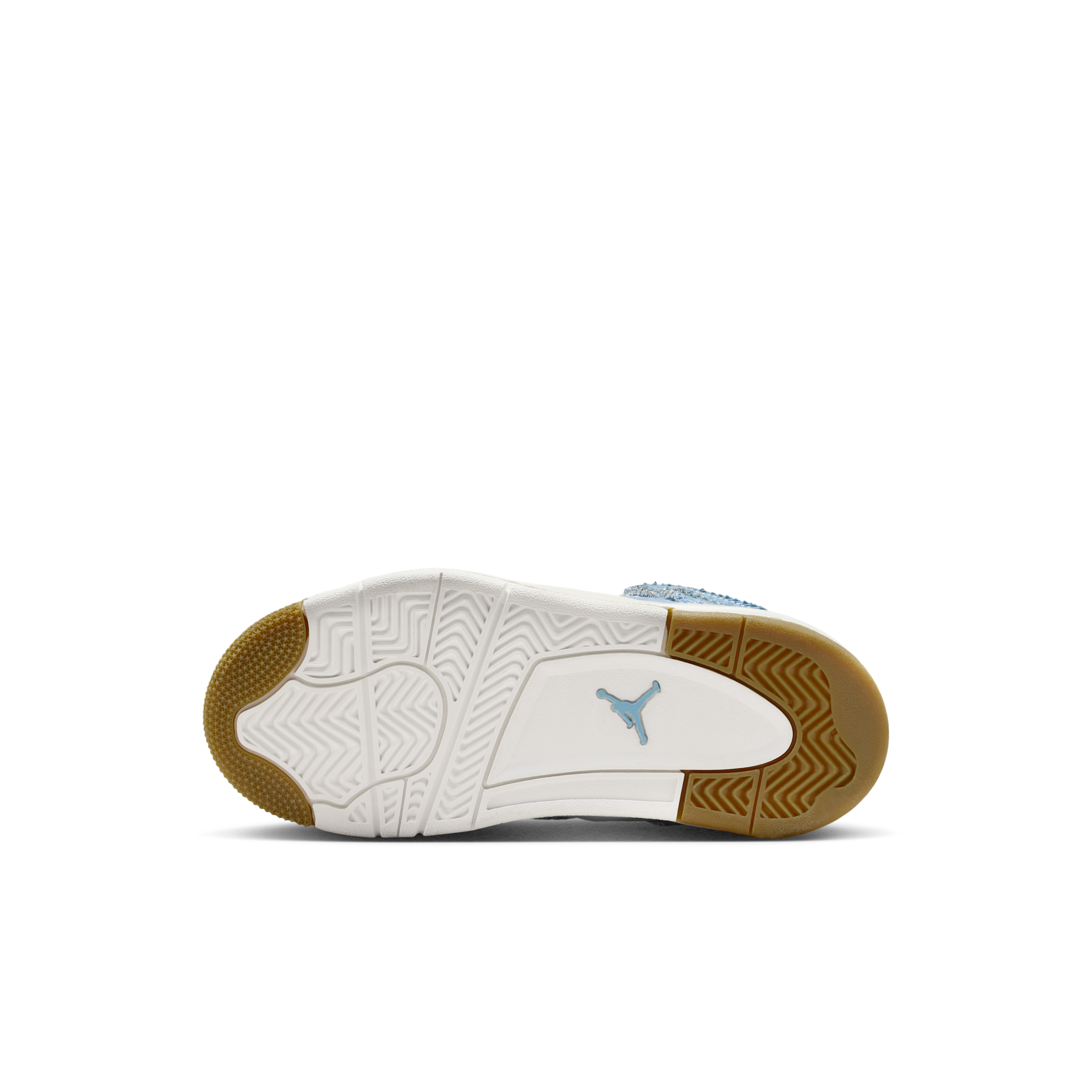 Thumbnail - Jordan 4 Retro "Worn Blue" Schuh (jüngere Kinder) - Weiß