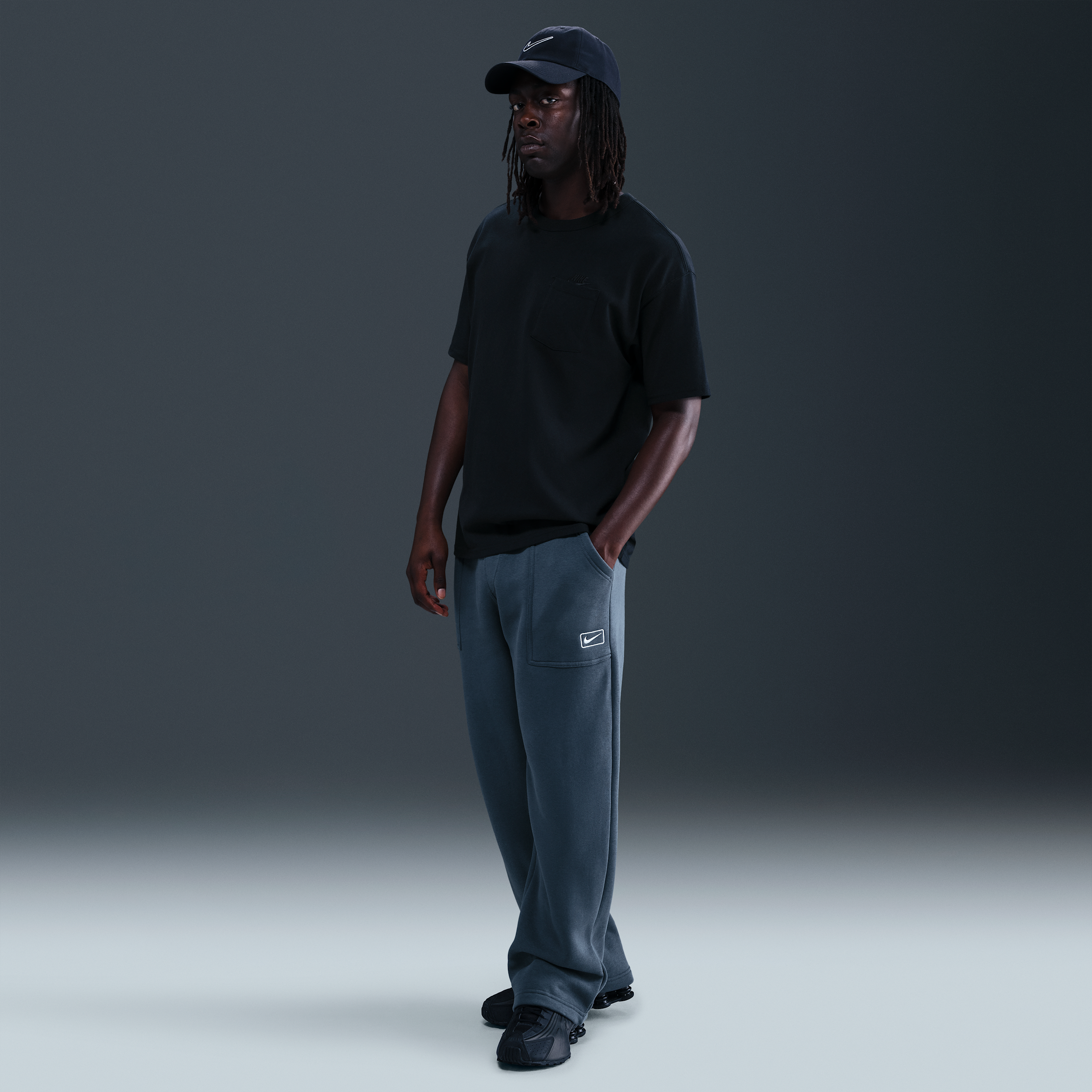 Thumbnail - Nike Fleece-Hose (Herren) - Blau