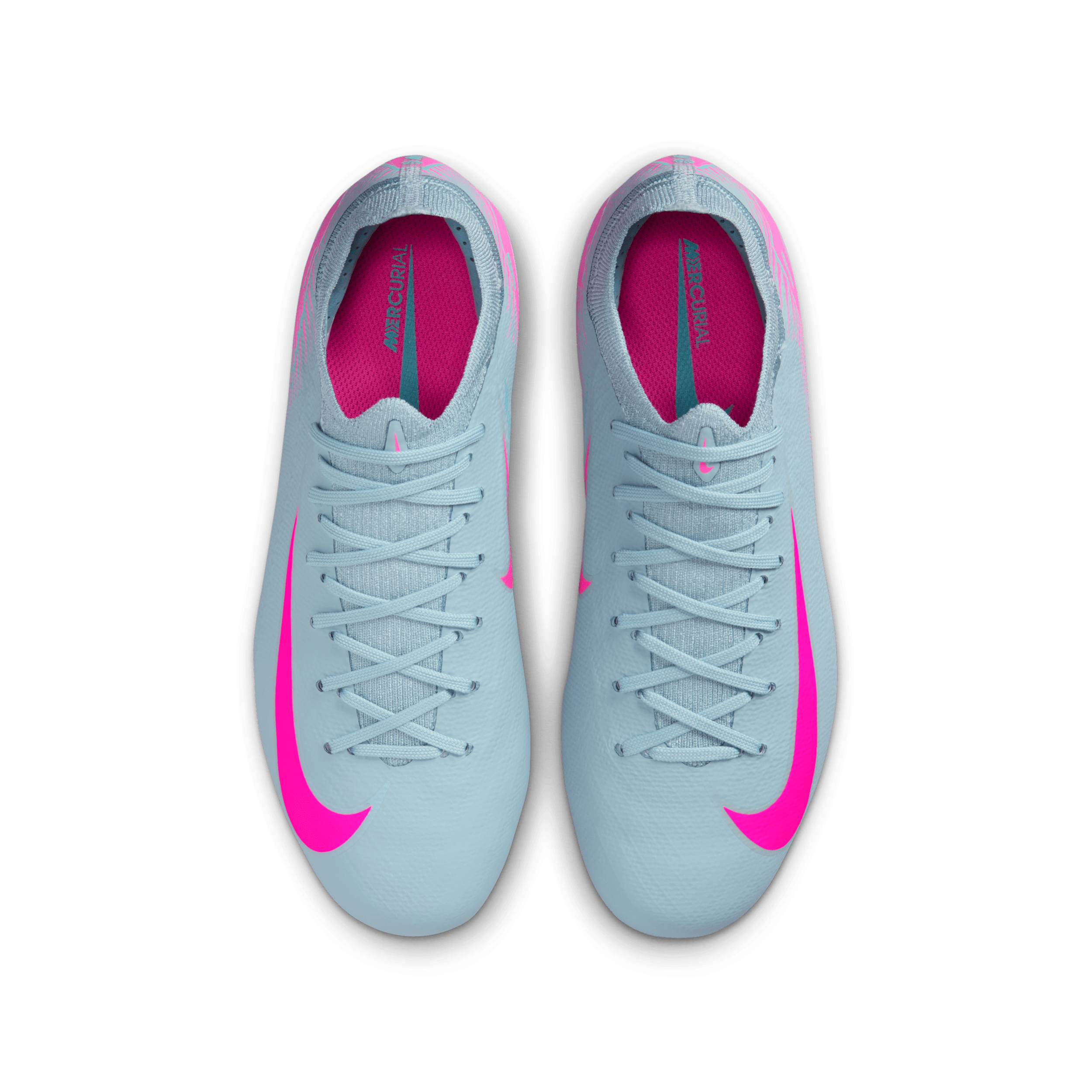 Chaussure de foot basse à crampons pour terrain sec Nike Jr. Mercurial Vapor 16 Pro pour enfant/ado - Gris