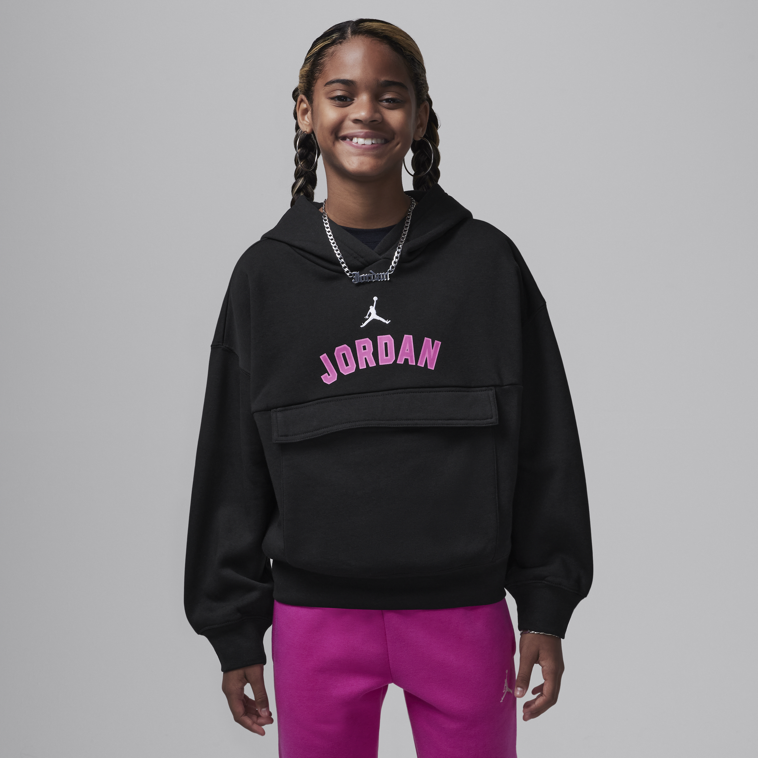 Jordan Y2K hoodie voor kids - Zwart