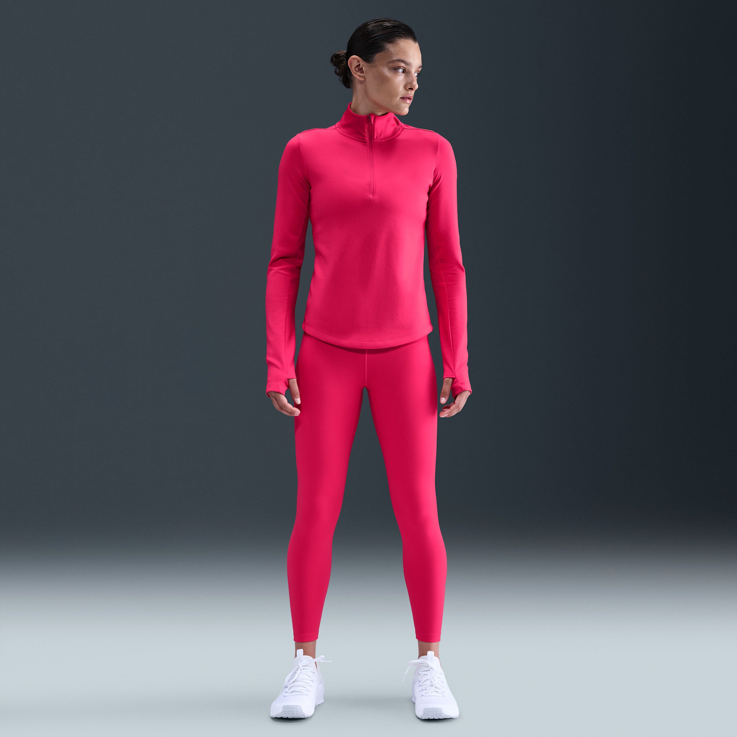 Thumbnail - Nike One 7/8-Leggings mit hohem Bund für Damen - Pink