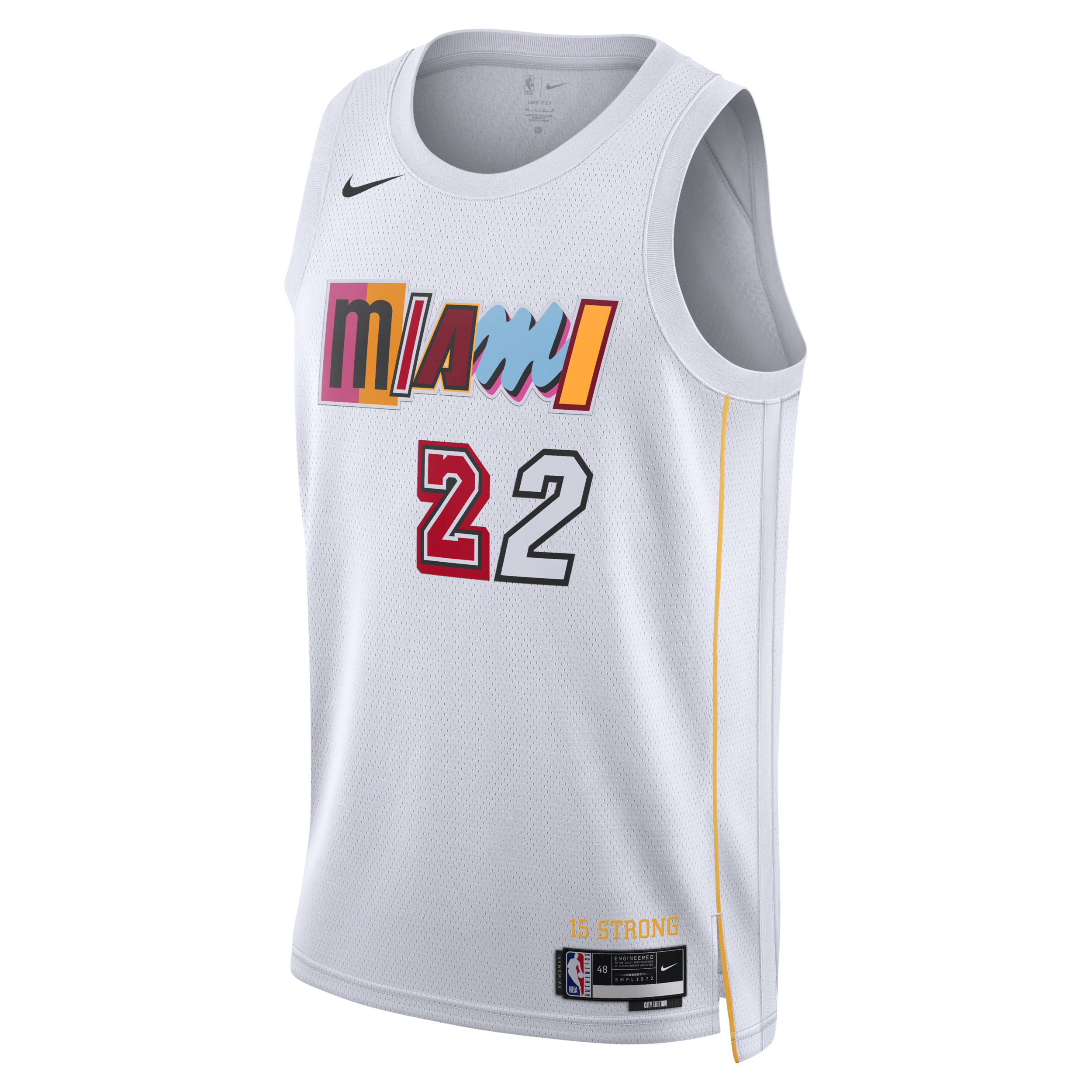 Koszulka Nike Dri-FIT NBA Swingman Jimmy Butler Miami Heat City Edition - Biel