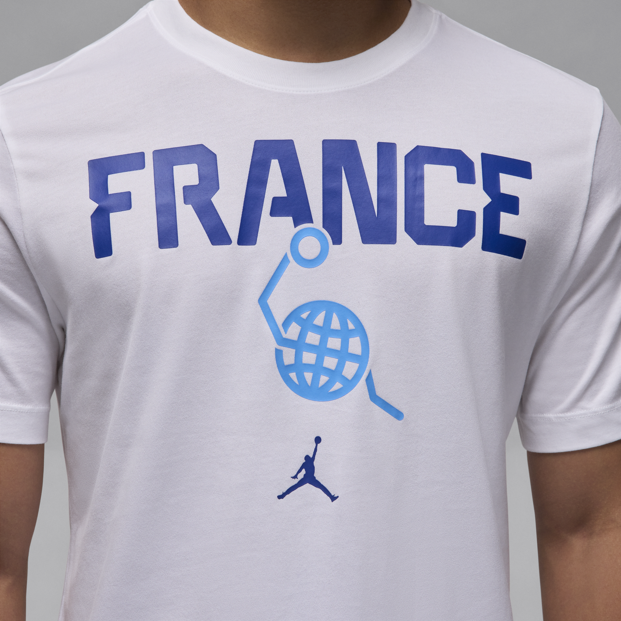 T-shirt Nike Basketball France pour homme - Blanc