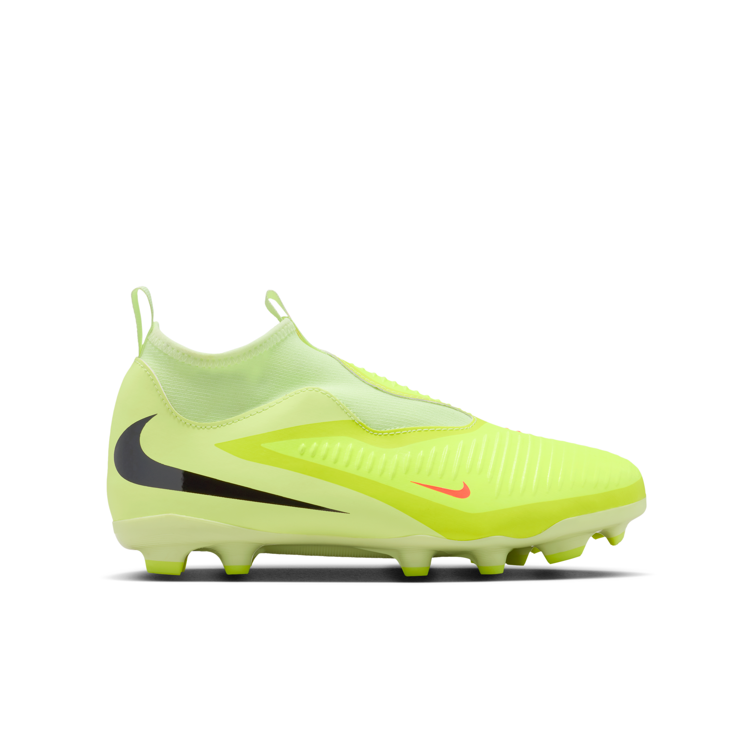 Thumbnail - Nike Jr. Phantom 6 High Academy Fußballschuh für verschiedene Böden (ältere Kinder) - Orange