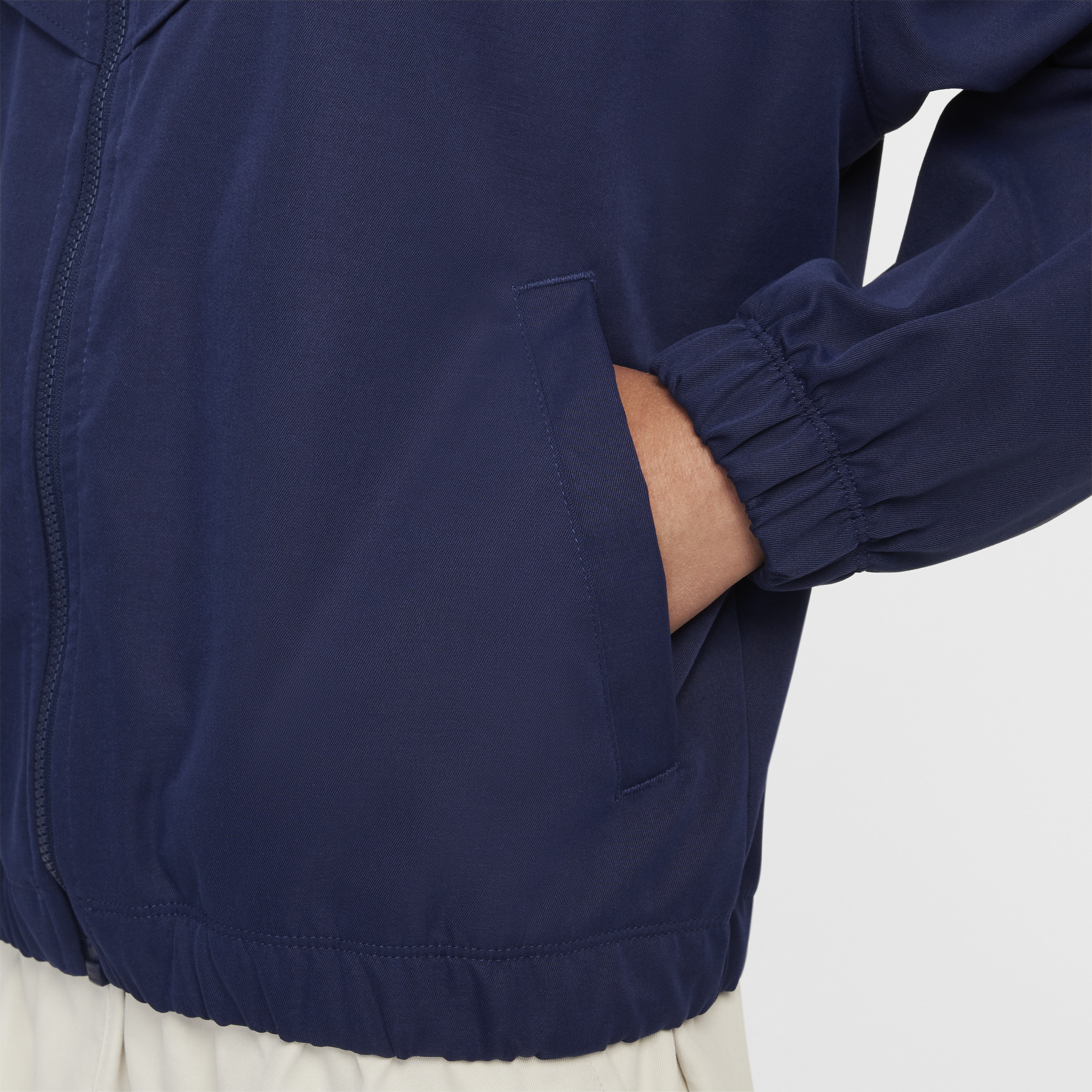 Veste oversize légère Nike Sportswear pour fille - Bleu