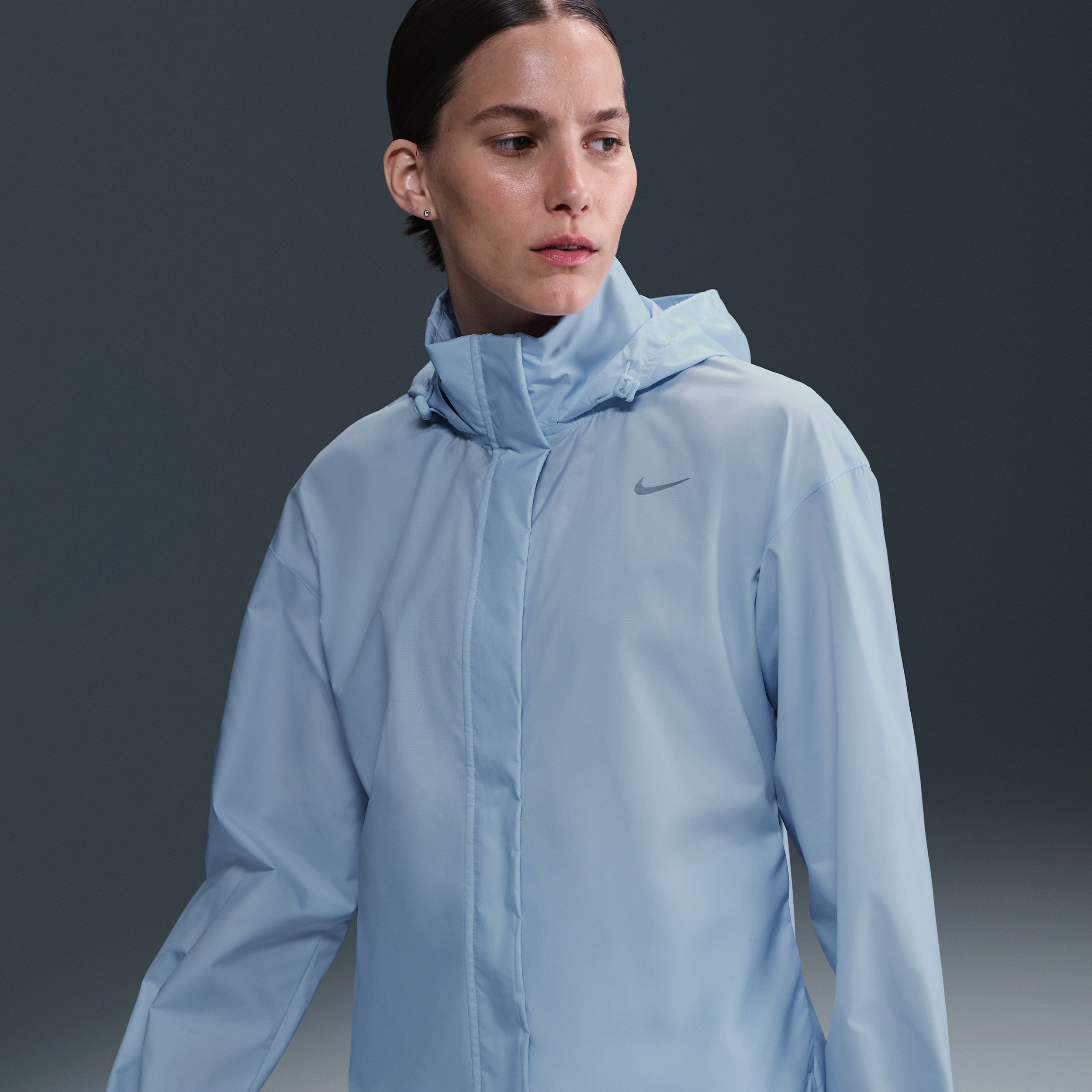 Nike Fast Repel hardloopjack voor dames - Blauw