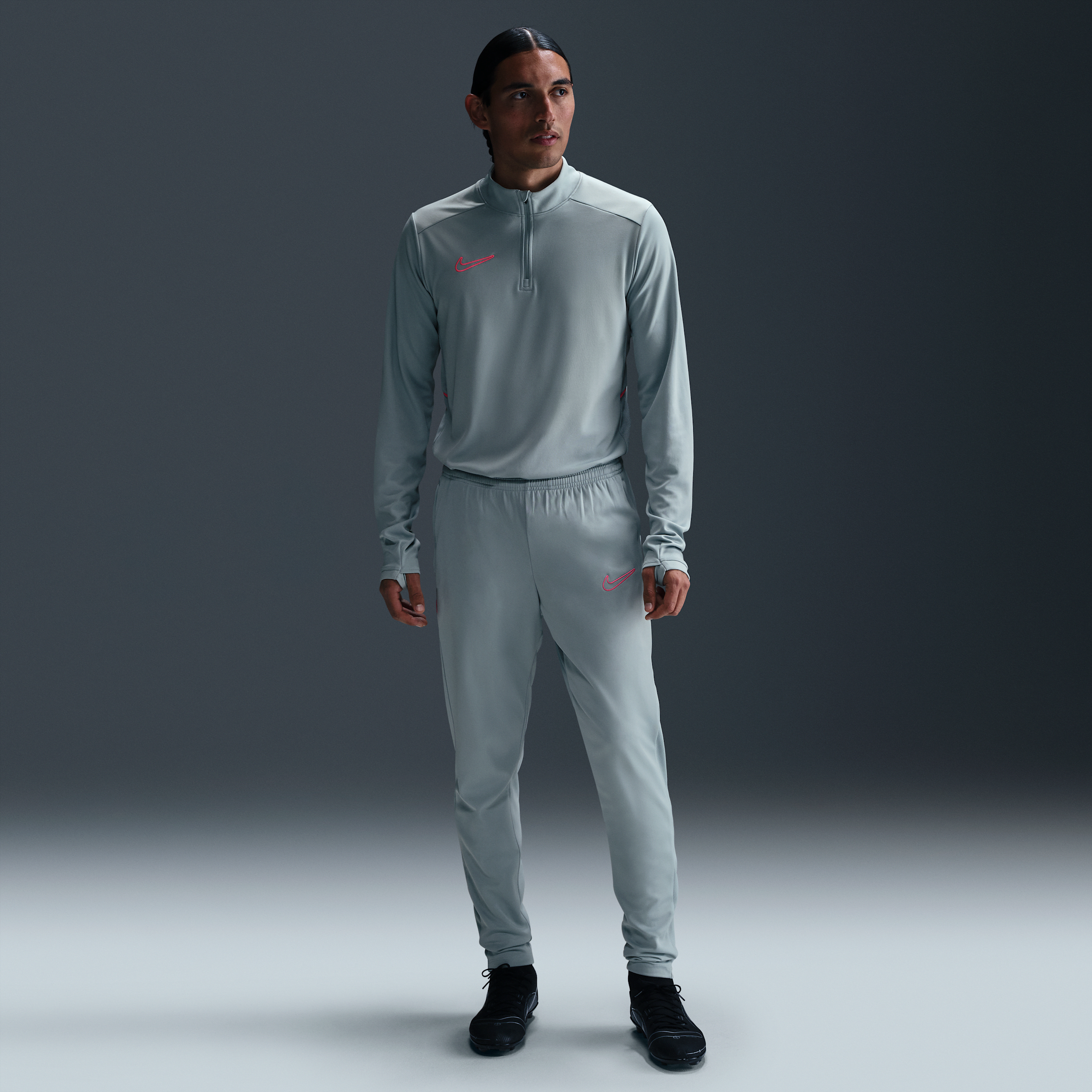 Thumbnail - Nike Academy Dri-FIT-Fußballhose für Herren - Grau