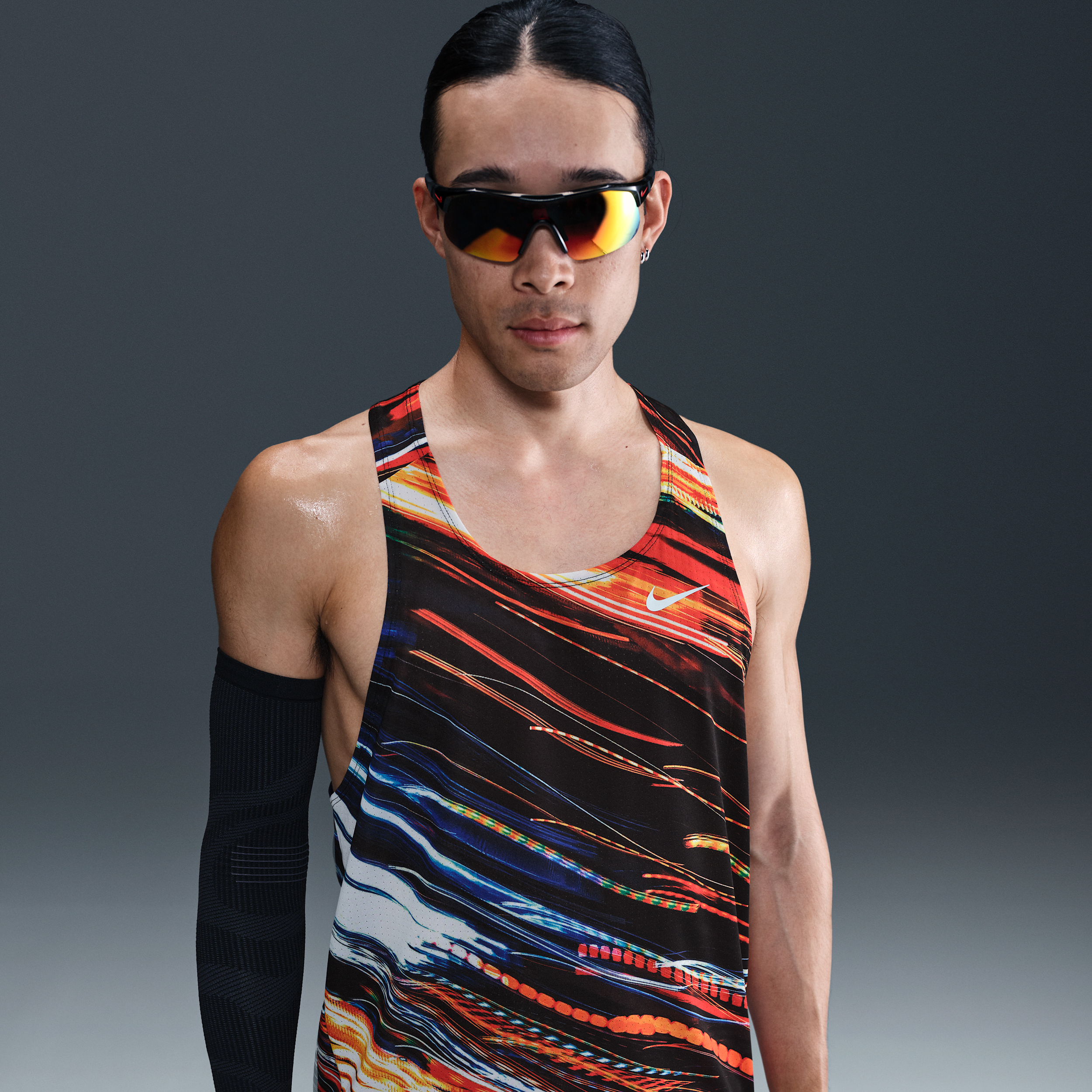 Thumbnail - Nike Fast Dri-FIT Lauf-Singlet (Herren) - Weiß