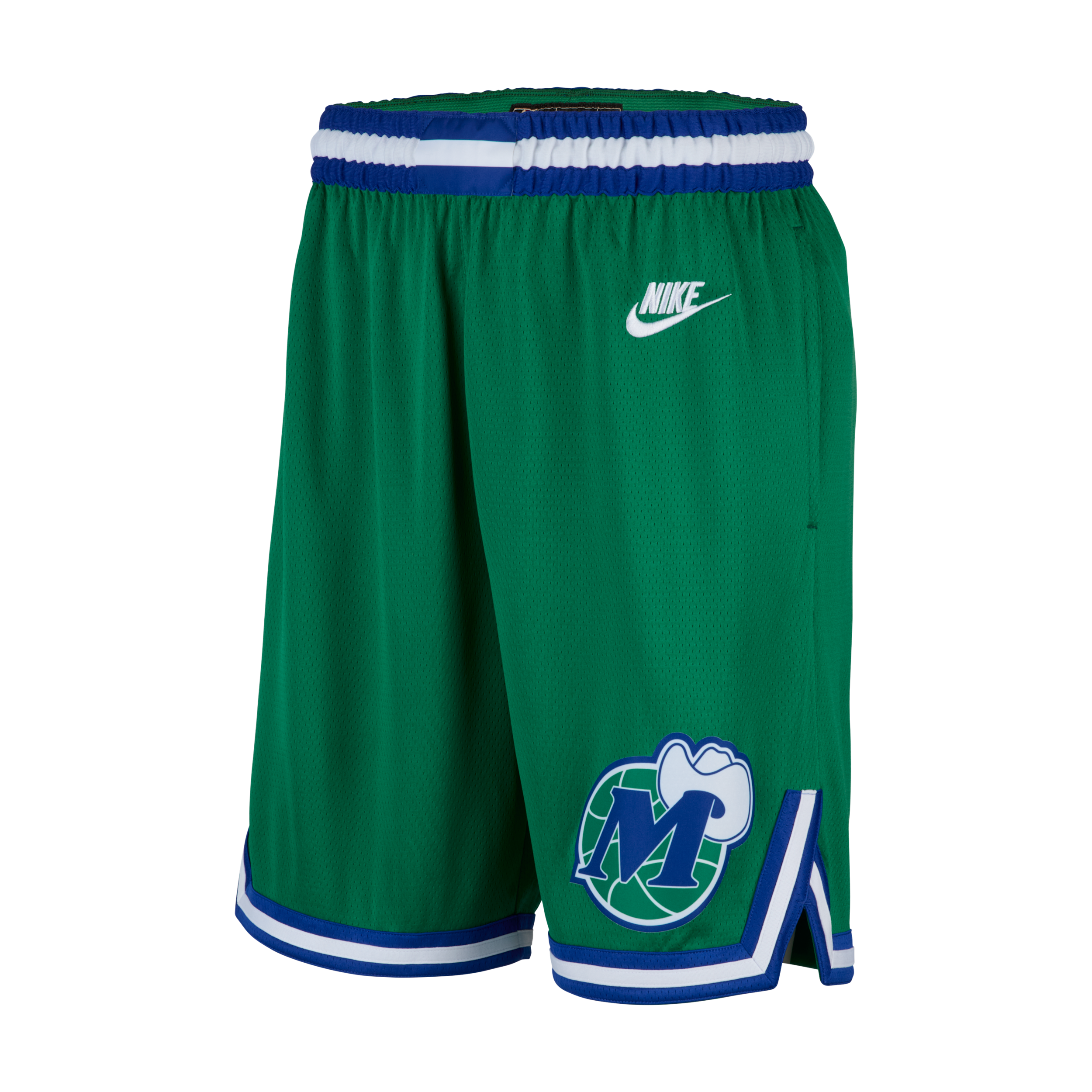 Dallas Mavericks Swingman 2025/26 Hardwood Classics Mens Nike Dri-FIT NBA Shorts - Green - Polyester