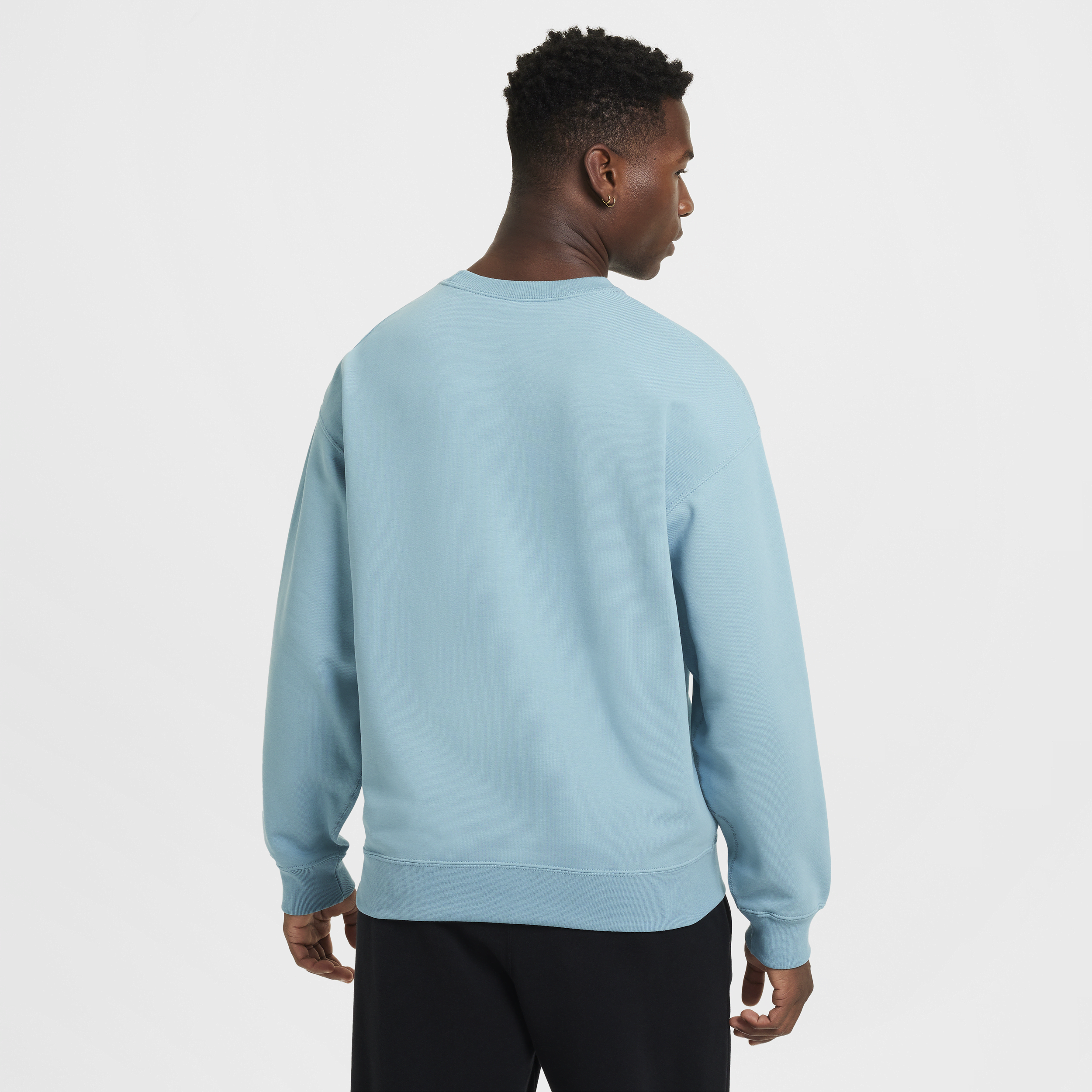 Haut en tissu Fleece Nike Solo Swoosh pour Homme - Bleu