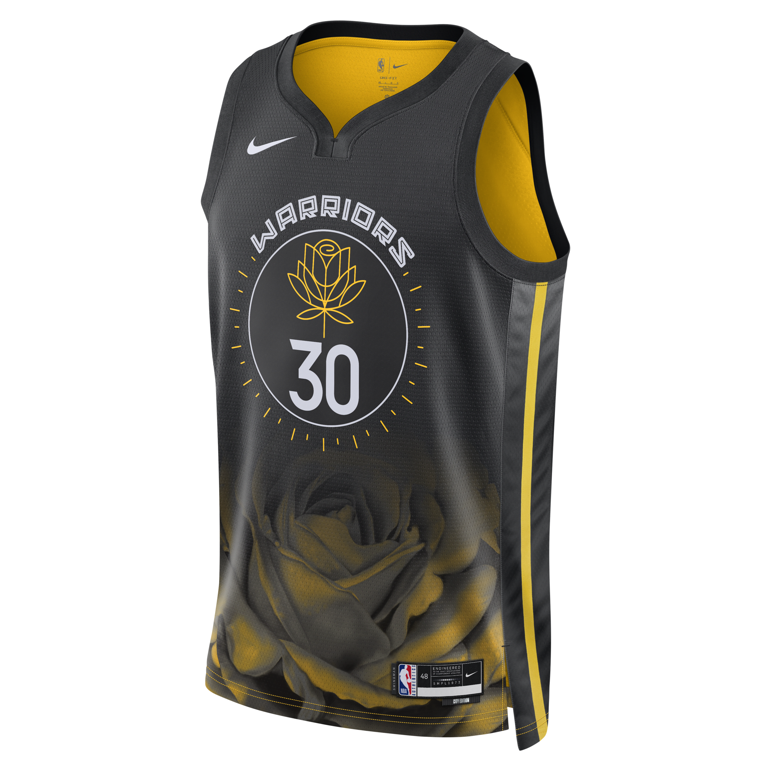 Koszulka Nike Dri-FIT NBA Swingman Stephen Curry Golden State Warriors City Edition - Czerń