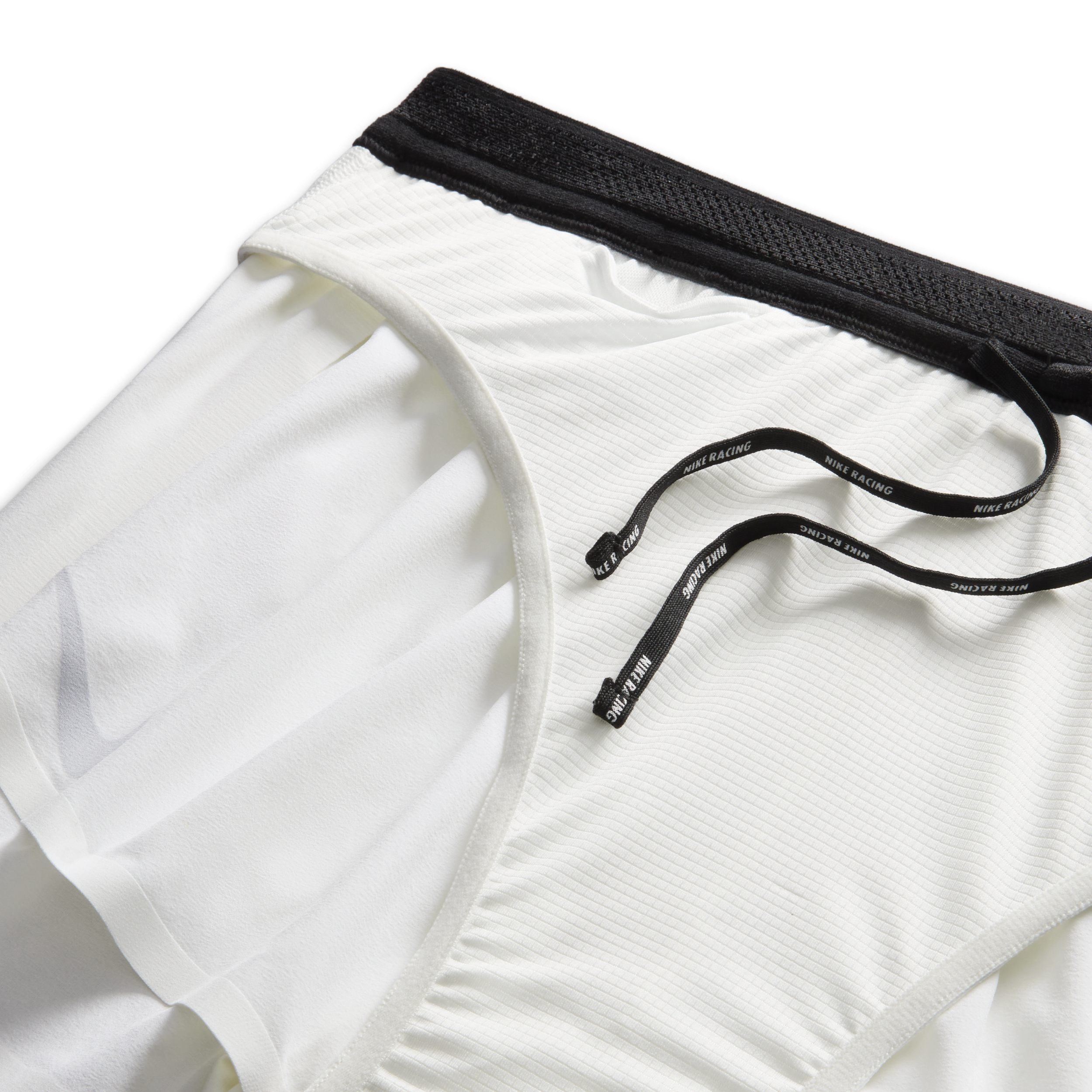 Nike AeroSwift Dri-FIT ADV hardloopshorts met binnenbroek voor heren (5 cm) Wit