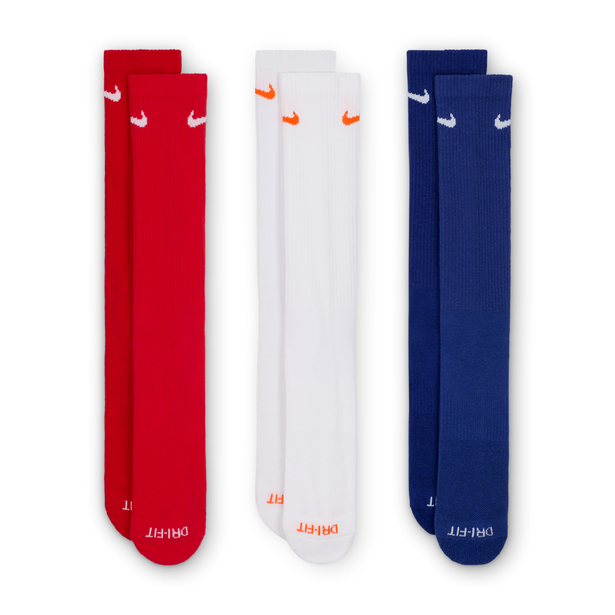 Thumbnail - Nike Everyday Plus Cushioned Crew-Trainingssocken (3 Paar) - Multi-Color