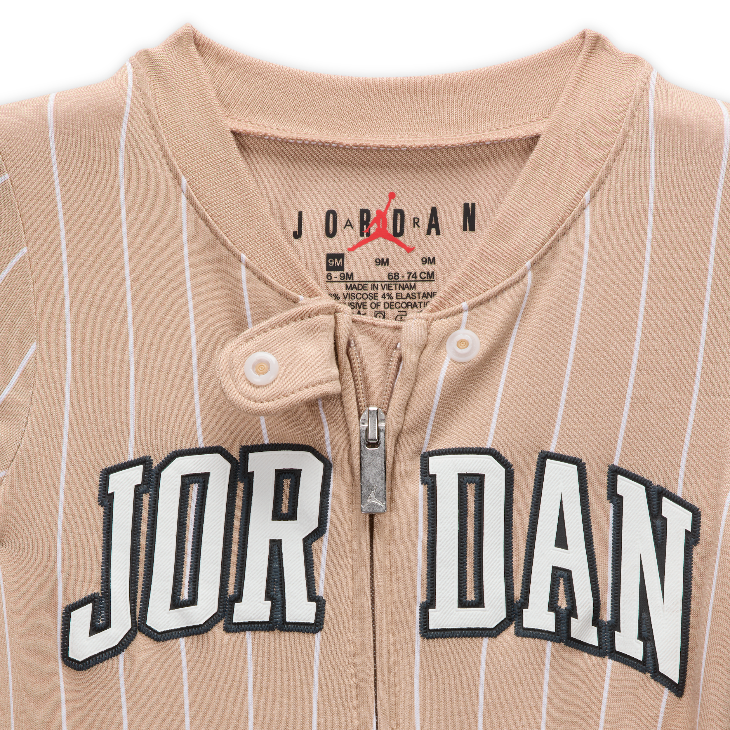 Thumbnail - Jordan Baby (0–9 M) 23 Jersey-Overall mit Socken - Braun