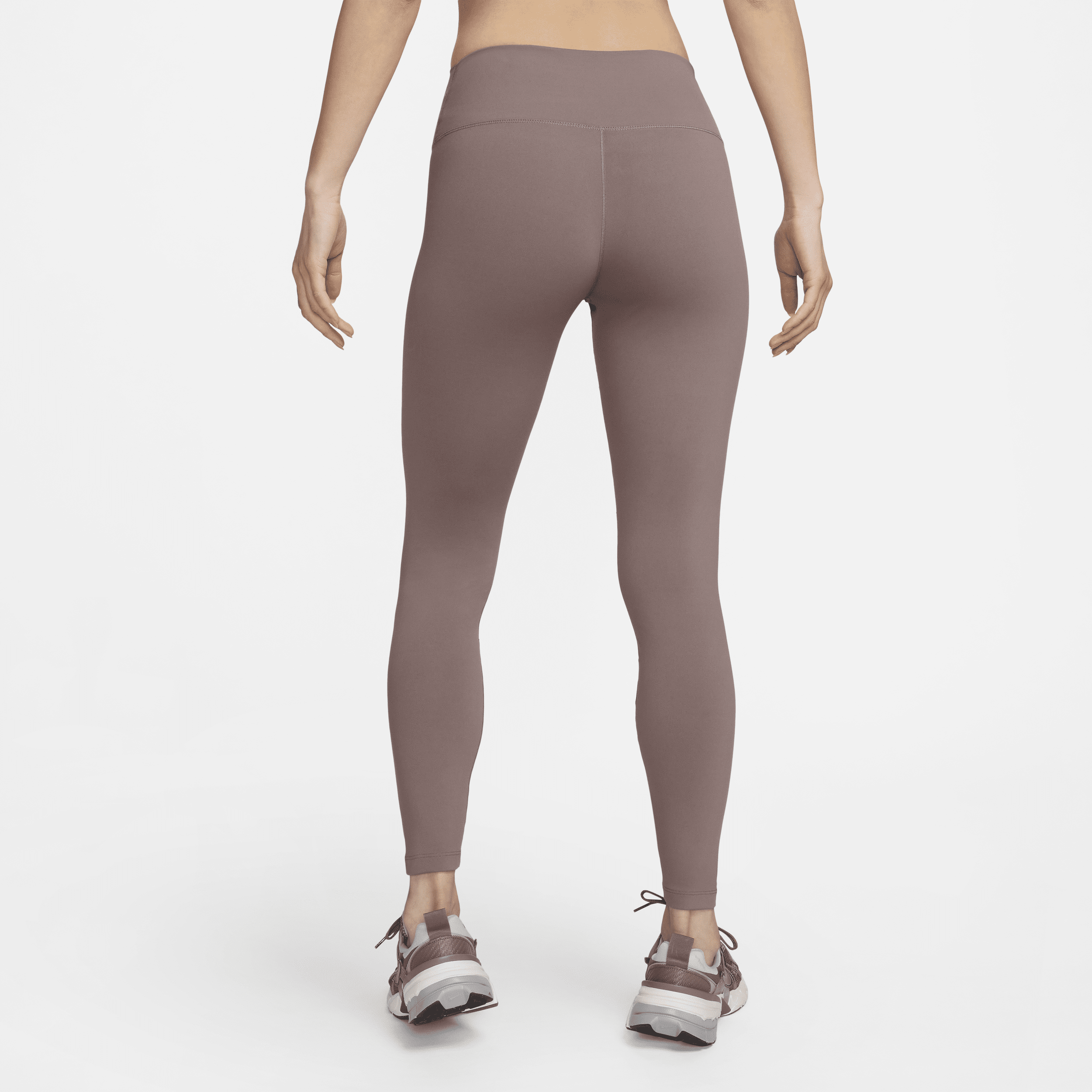 Nike One lange legging met hoge taille voor dames Paars