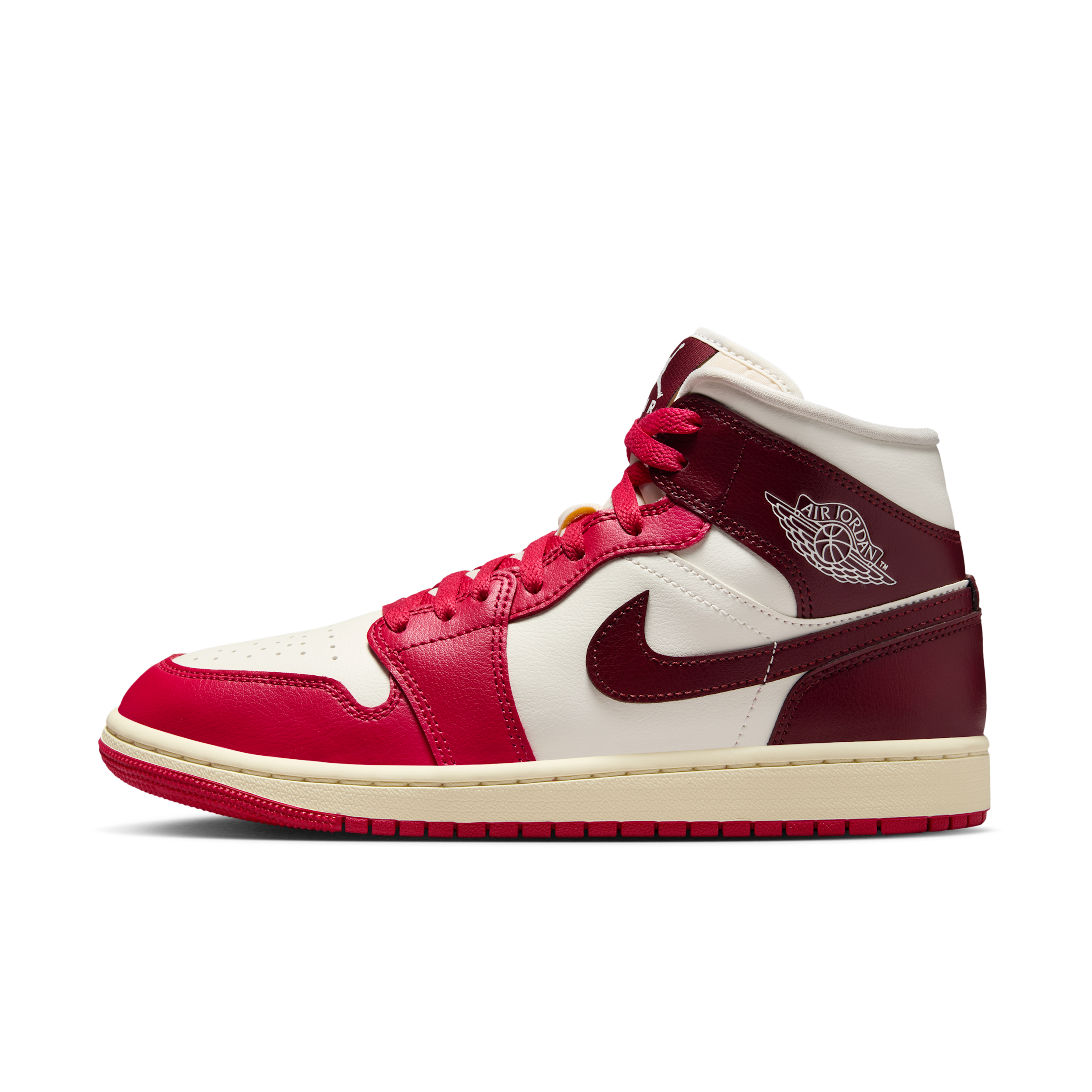 Thumbnail - Air Jordan 1 Mid Schuh (Damen) - Weiß