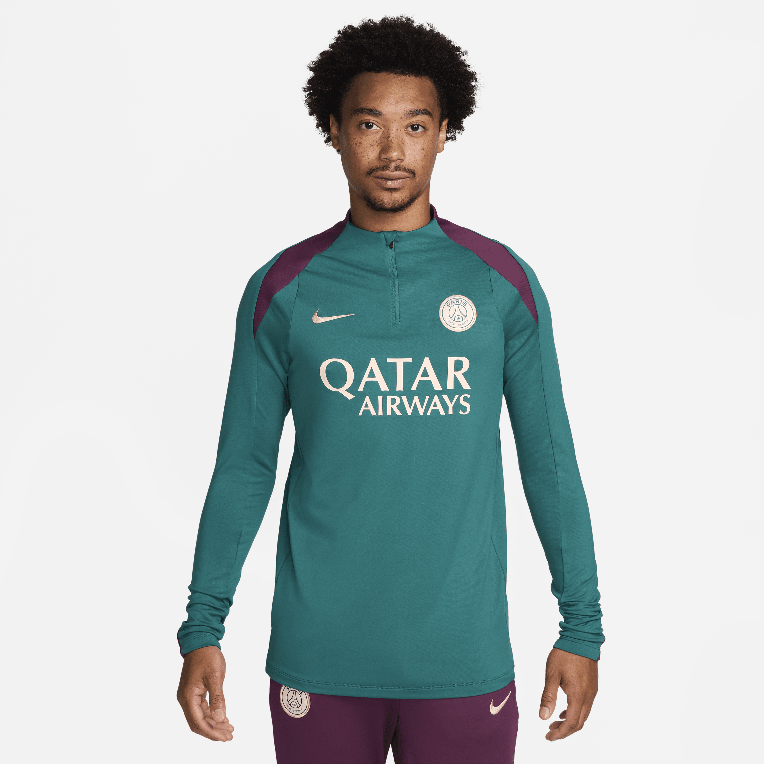 Haut d'entraînement de football Nike Dri-FIT Paris Saint-Germain Strike pour homme - Vert