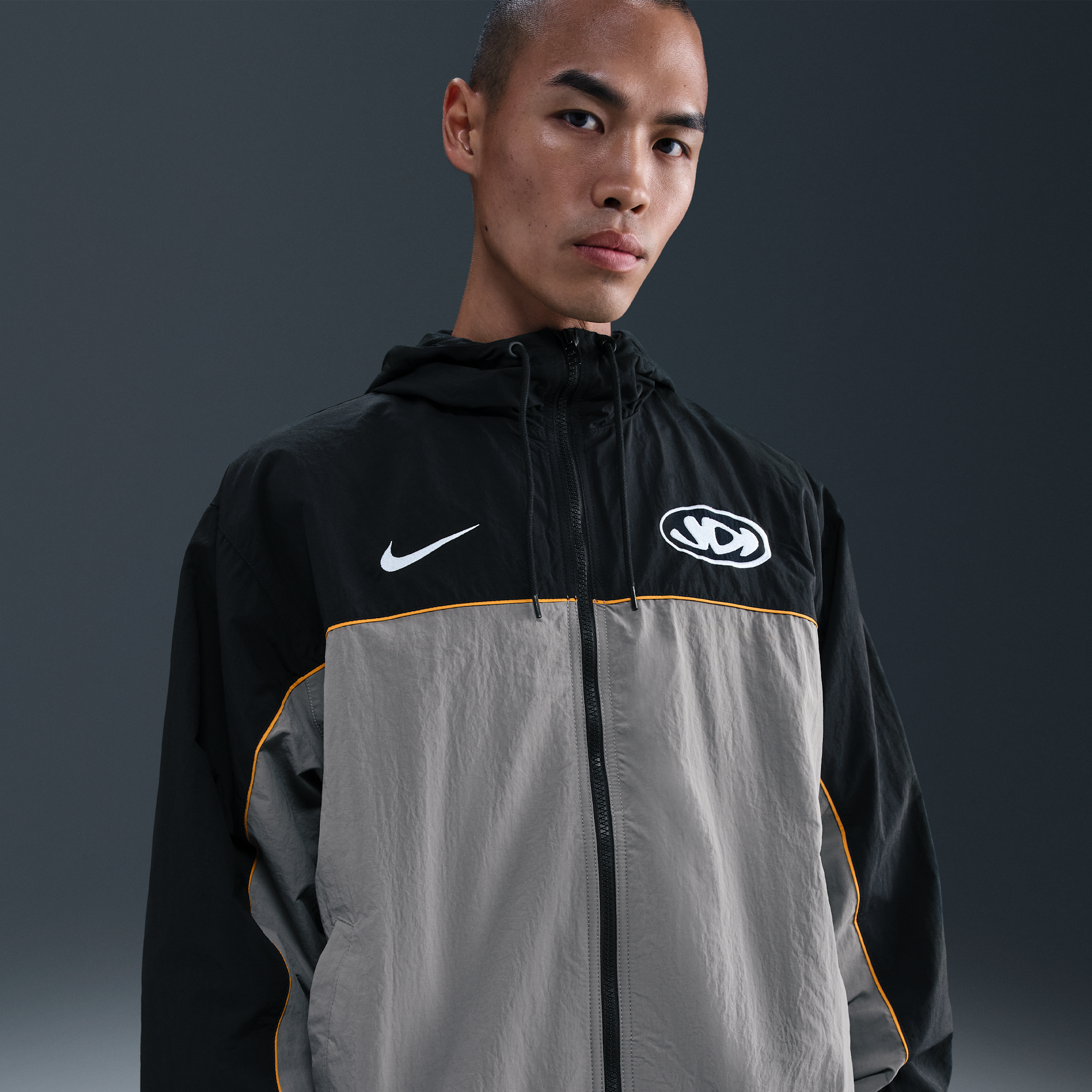 Nike Club Men's Hooded Jacket - Grey