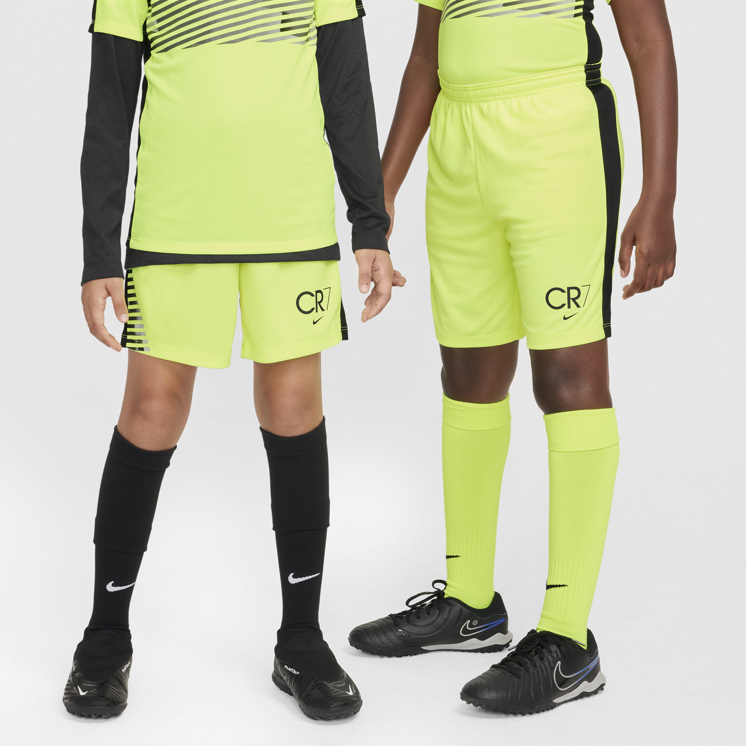 Short de foot Dri-FIT CR7 Academy pour ado - Jaune