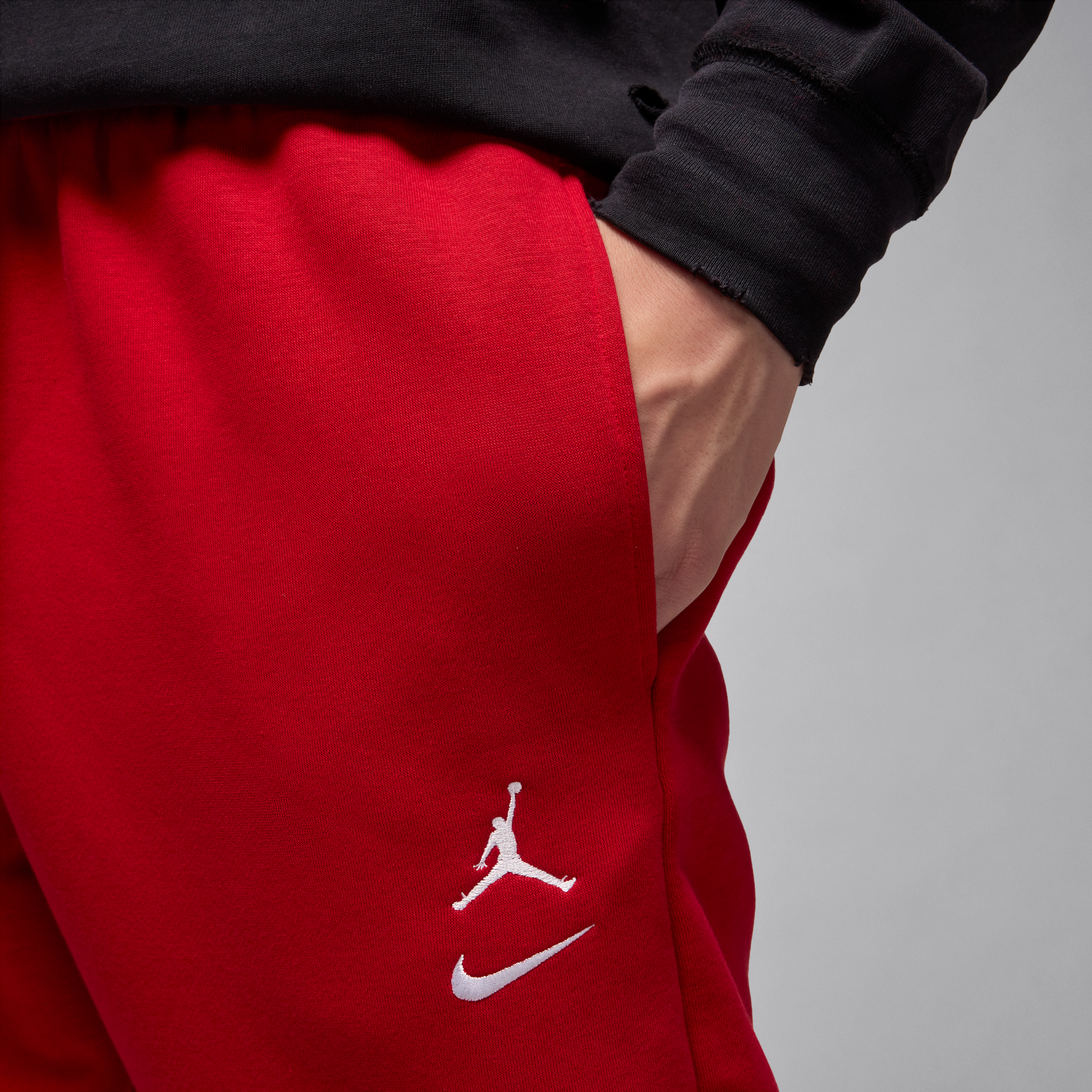Thumbnail - Jordan Brooklyn Fleece Herrenhose - Rot