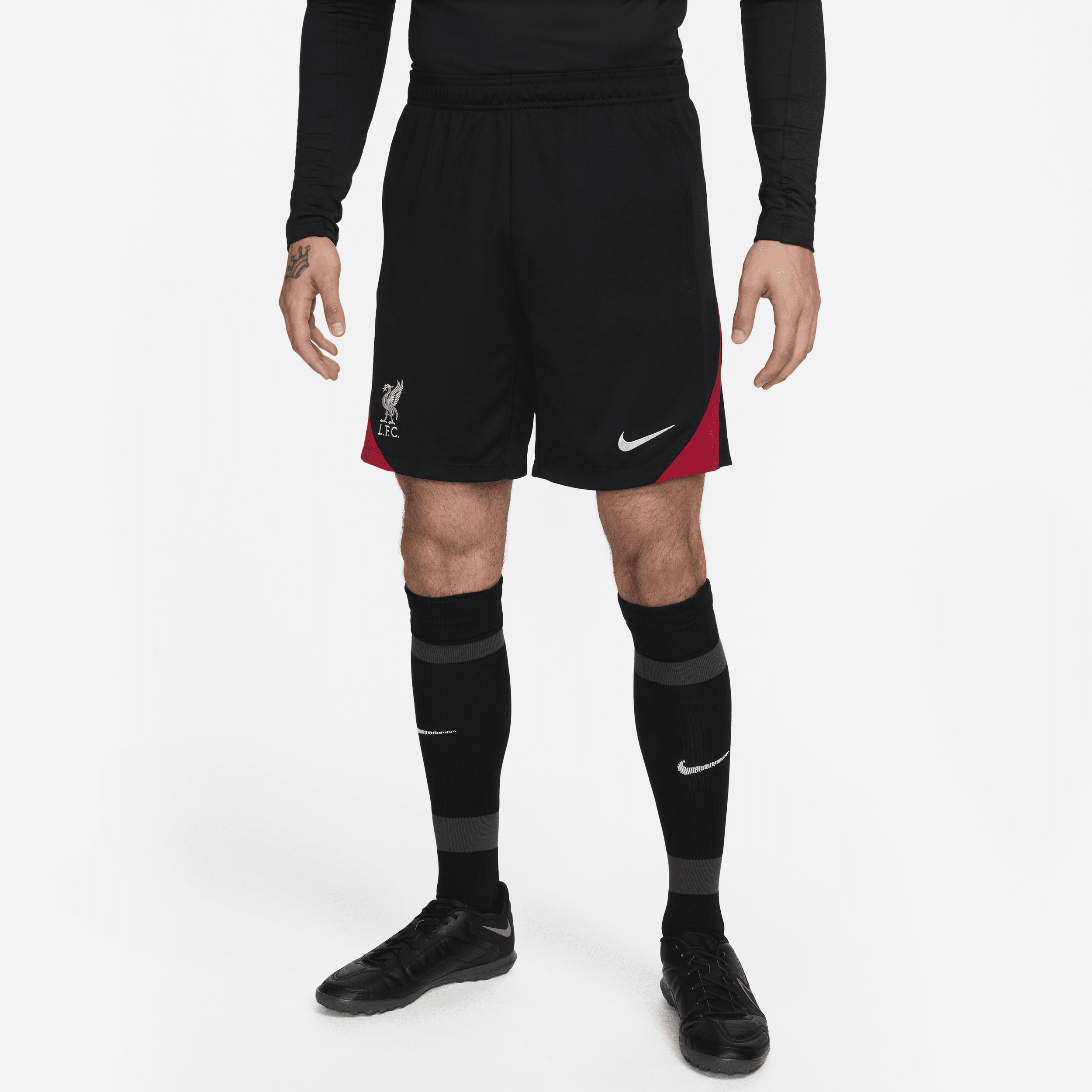 Short de foot en maille Nike Dri-FIT Liverpool FC Strike pour homme - Noir