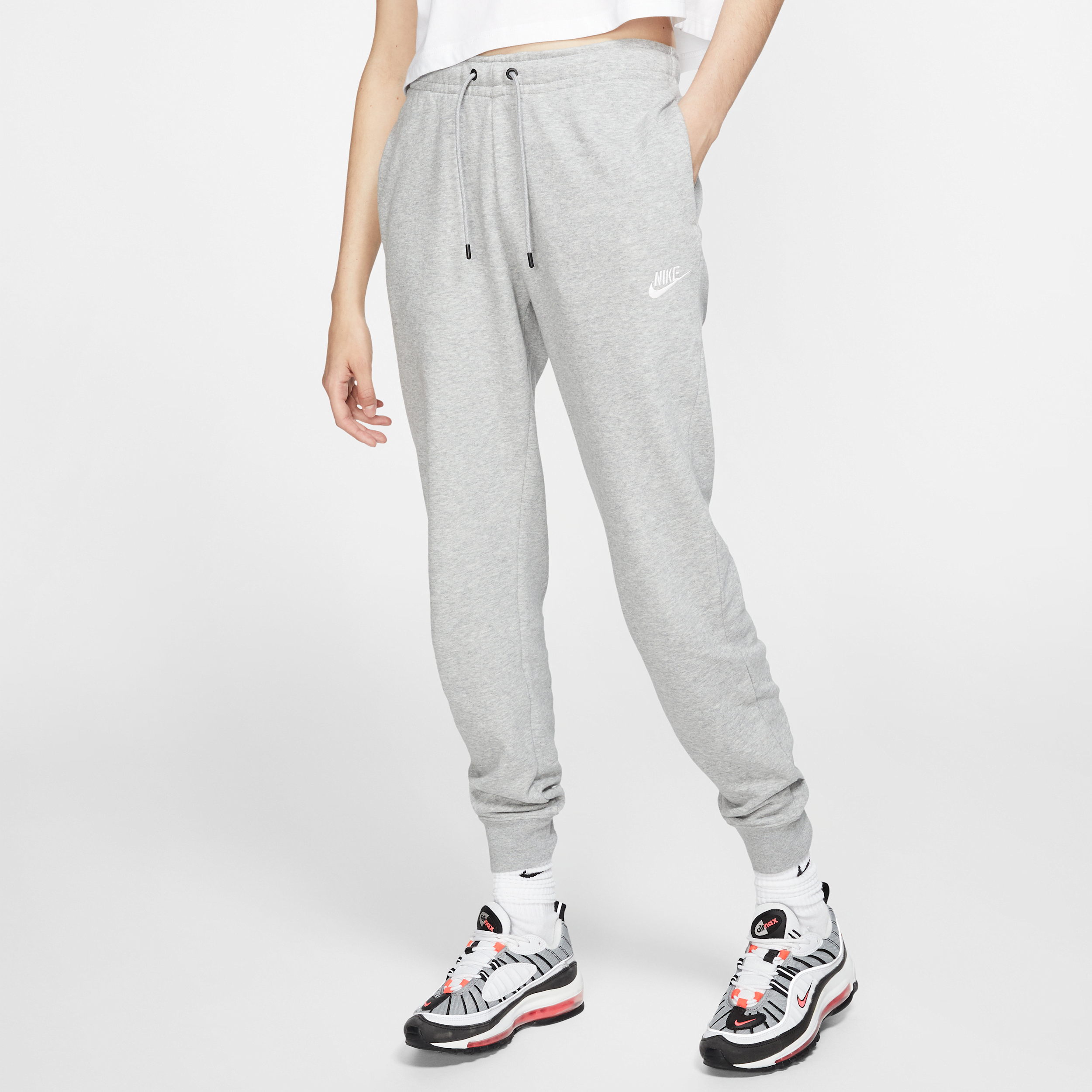 Thumbnail - Nike Essential Fleecehose für Damen - Grau