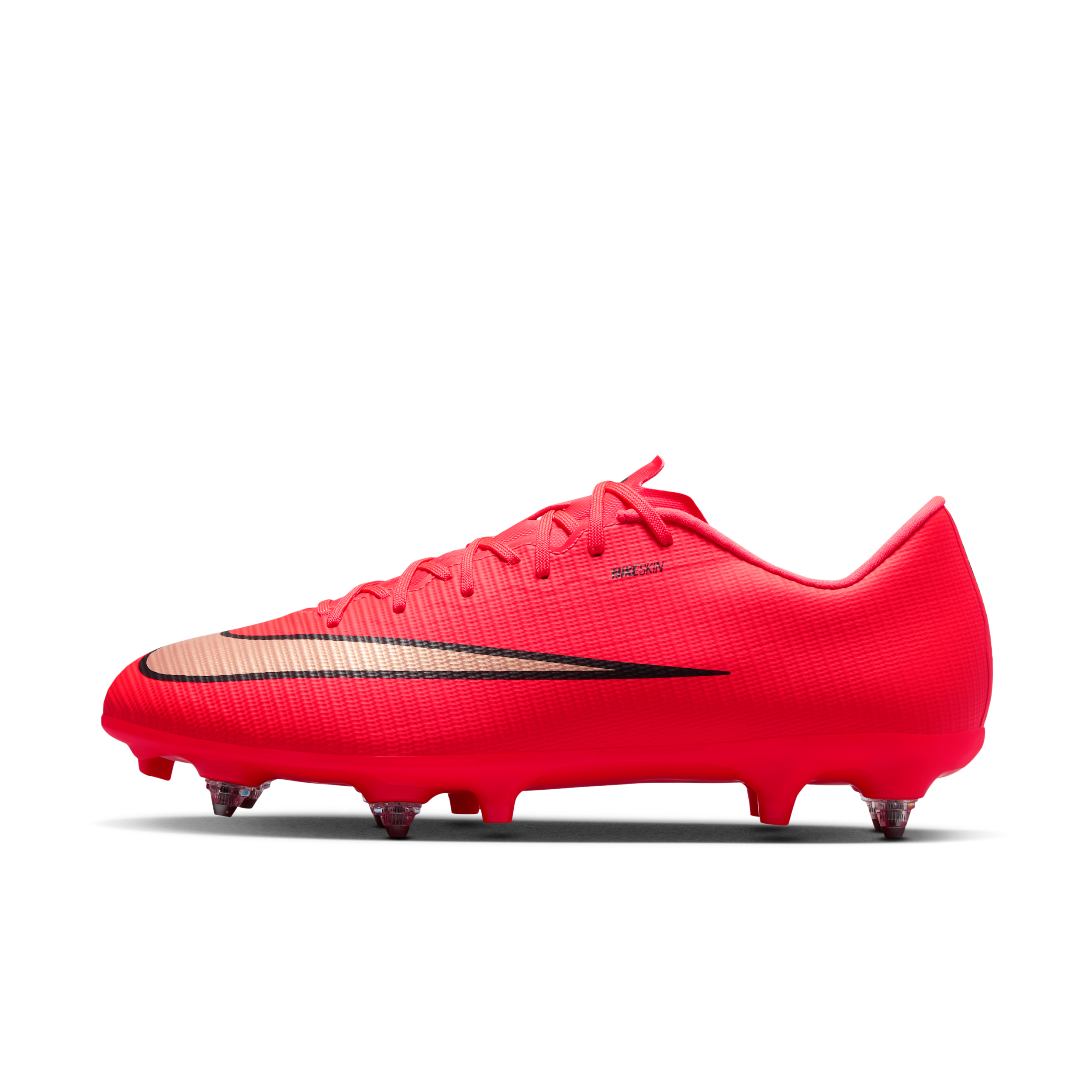 Korki piłkarskie typu low top na miękką murawę Nike Mercurial Vapor 17 Academy - Czerwony