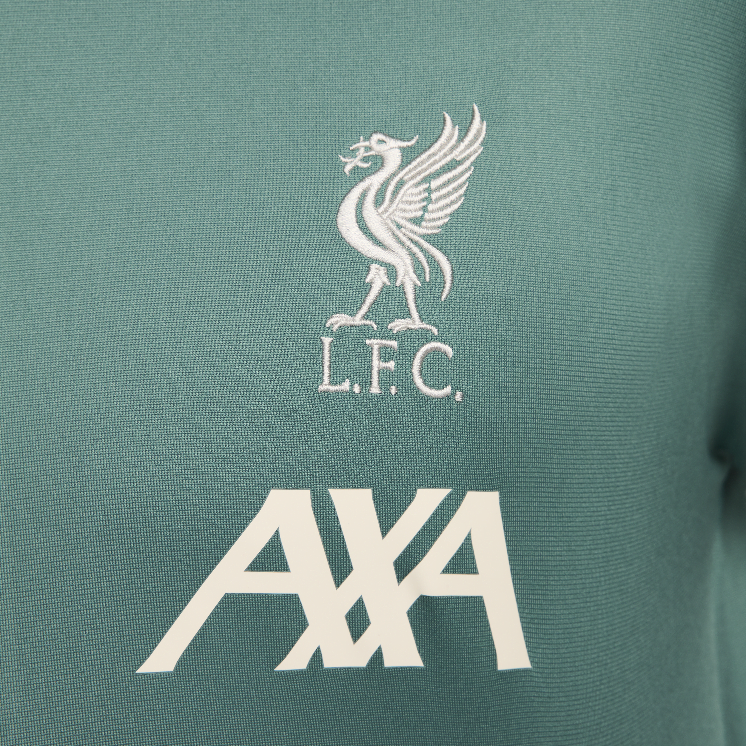 Nike Liverpool FC Strike Dri-FIT knit voetbaltrainingspak met capuchon voor heren Groen