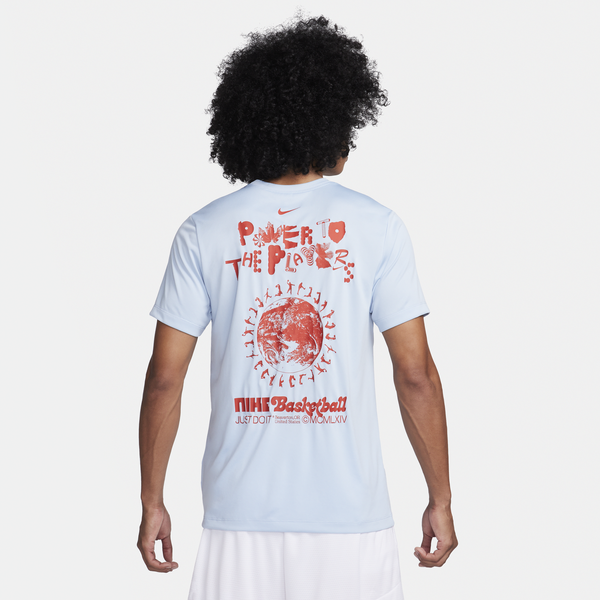 Nike Dri-FIT basketbalshirt voor heren Blauw