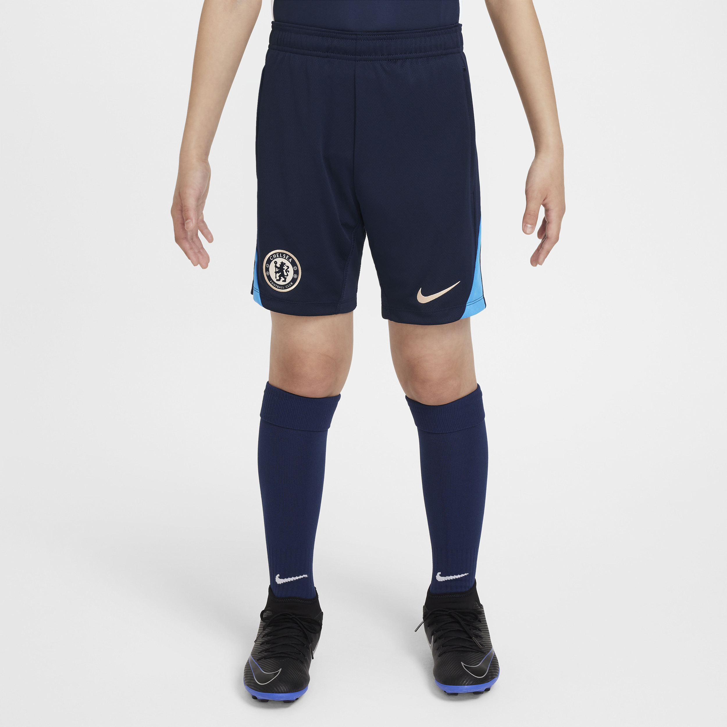 Short de foot en maille Nike Dri-FIT Chelsea FC Strike pour ado - Bleu