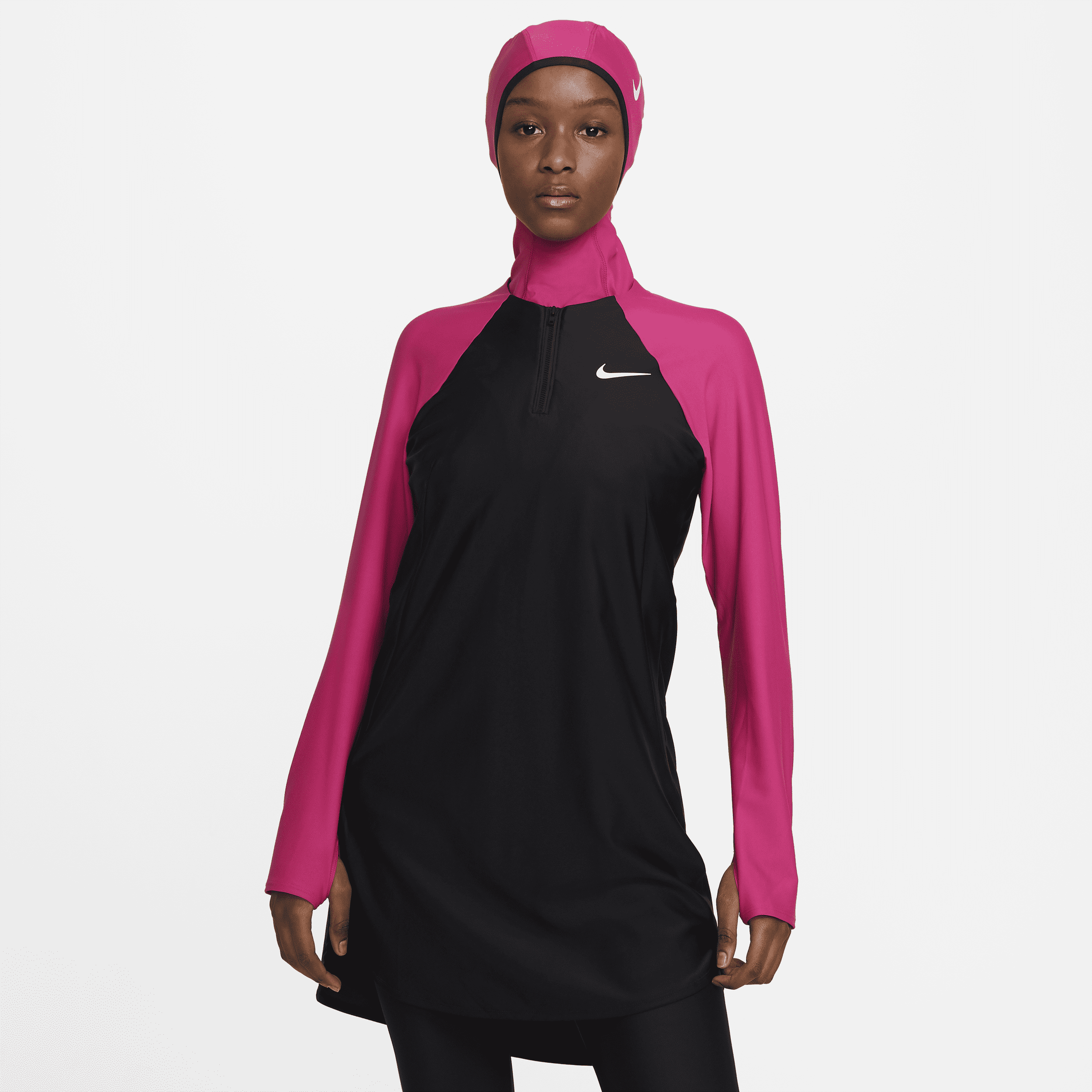 Tunique de bain intégrale Nike Victory pour Femme - Rose