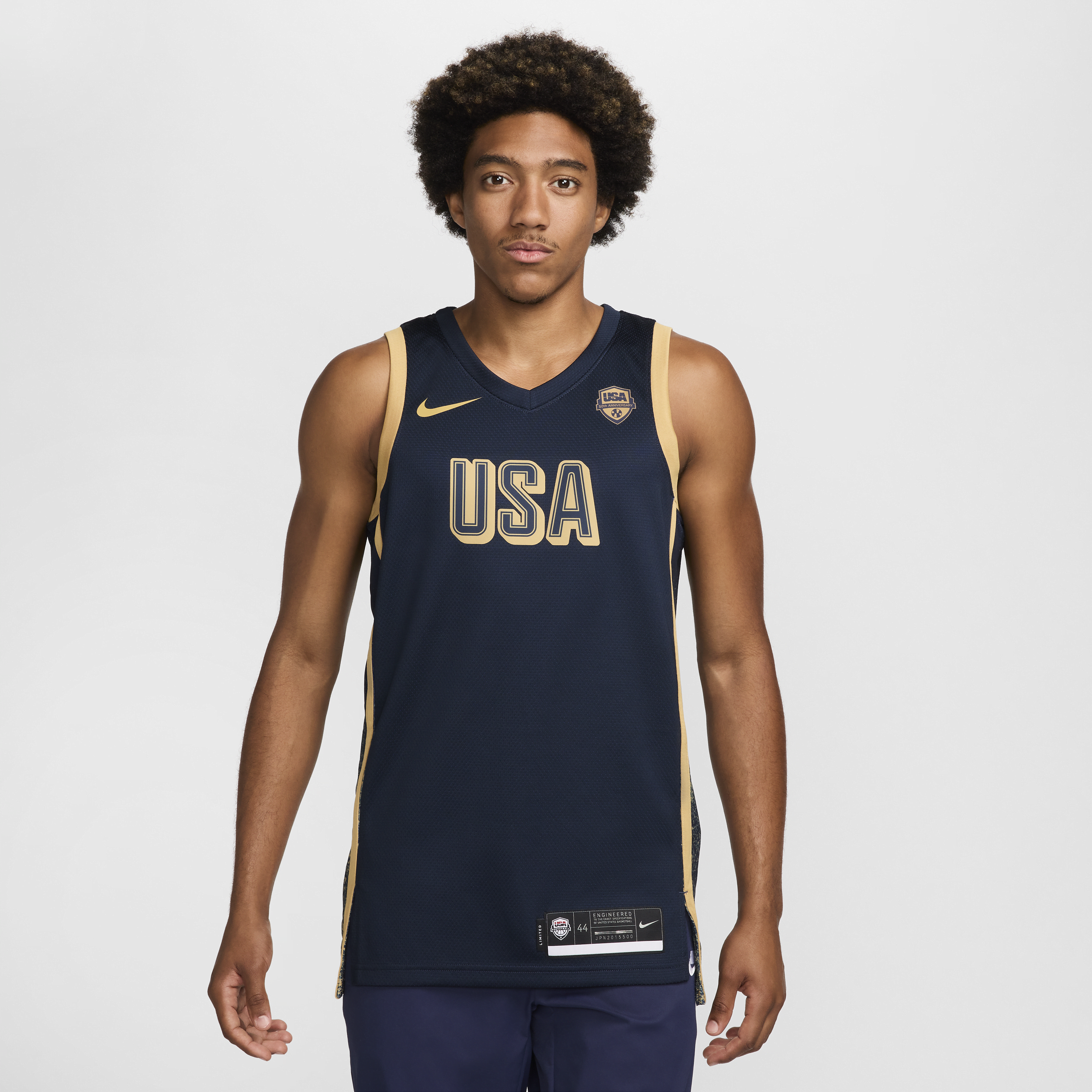 Maillot Nike Basketball États-Unis Limited pour homme - Bleu