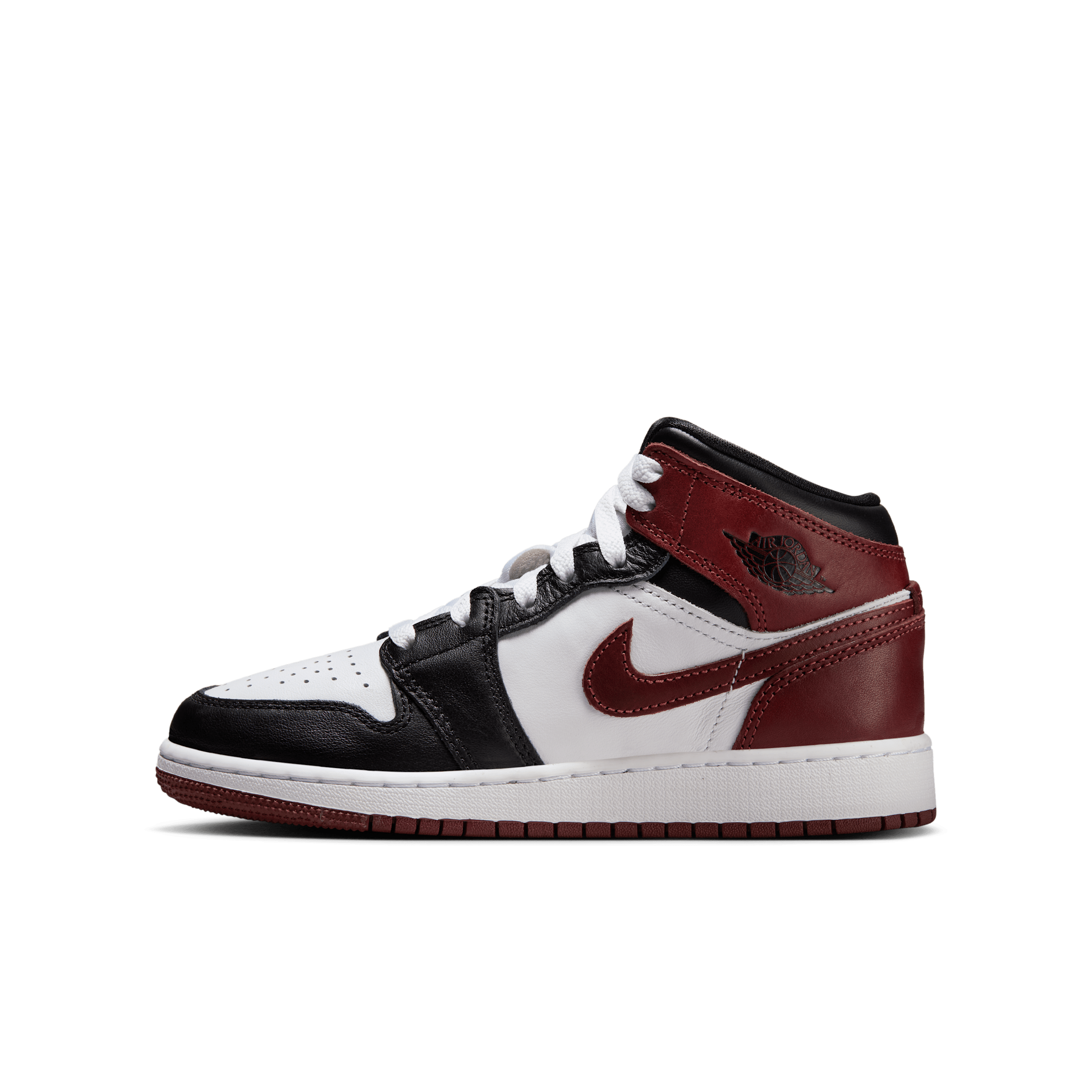 Chaussure Air Jordan 1 Mid SE pour ado - Blanc