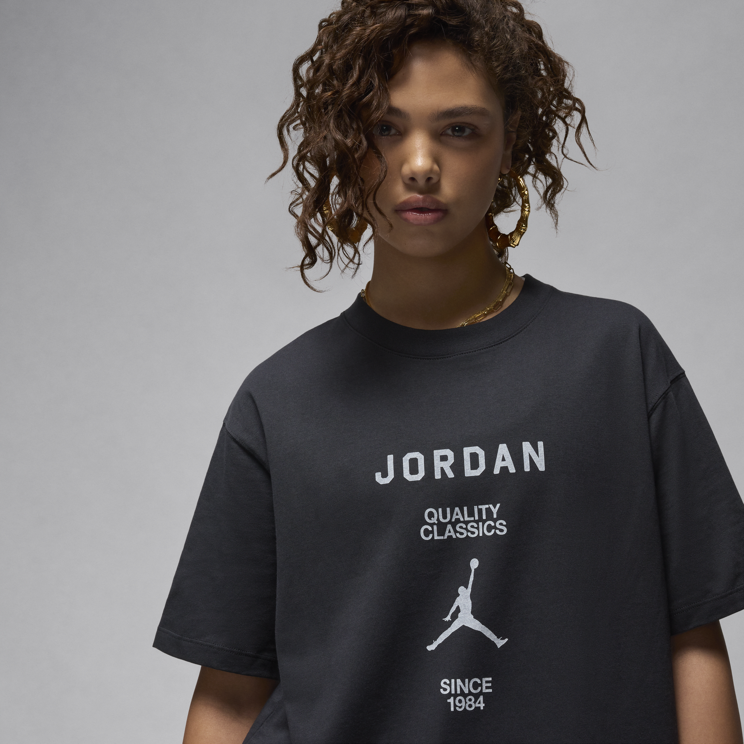 T-shirt girlfriend Jordan pour femme - Noir