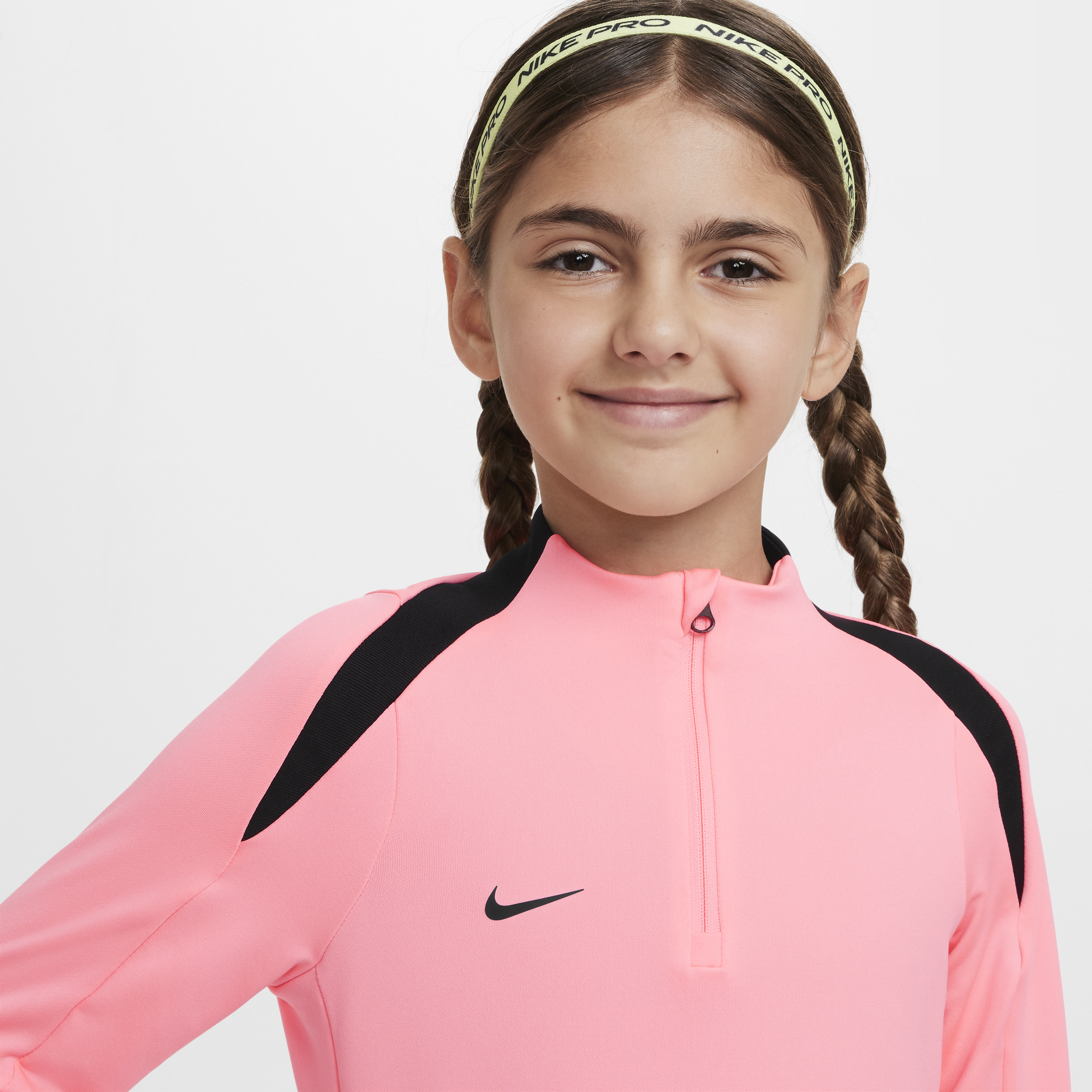 Nike Dri-FIT Strike voetbaltrainingstop voor kids Roze