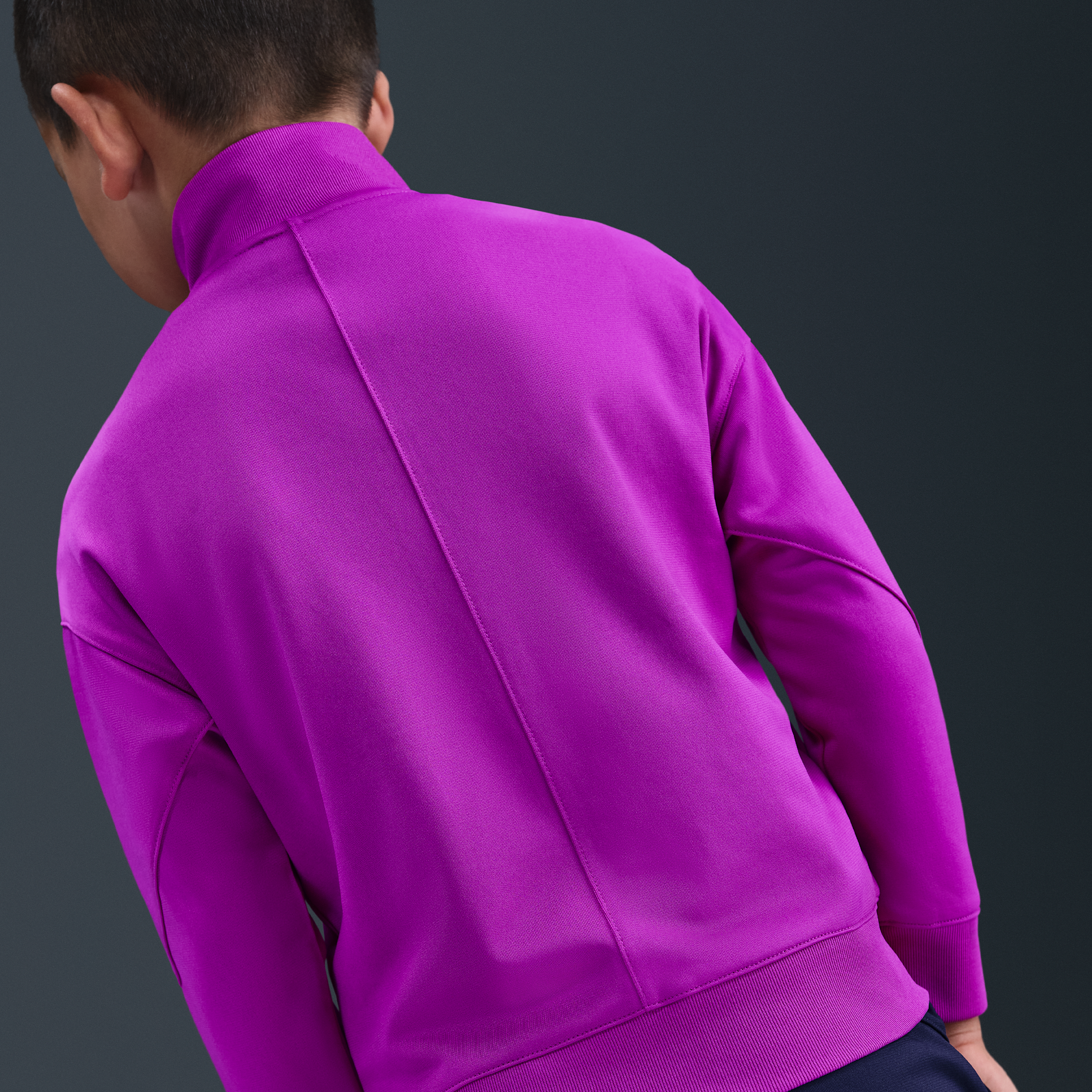 Thumbnail - FC Barcelona Strike Nike Dri-FIT-Fußball-Trainingsanzug aus Strickmaterial für jüngere Kinder - Lila