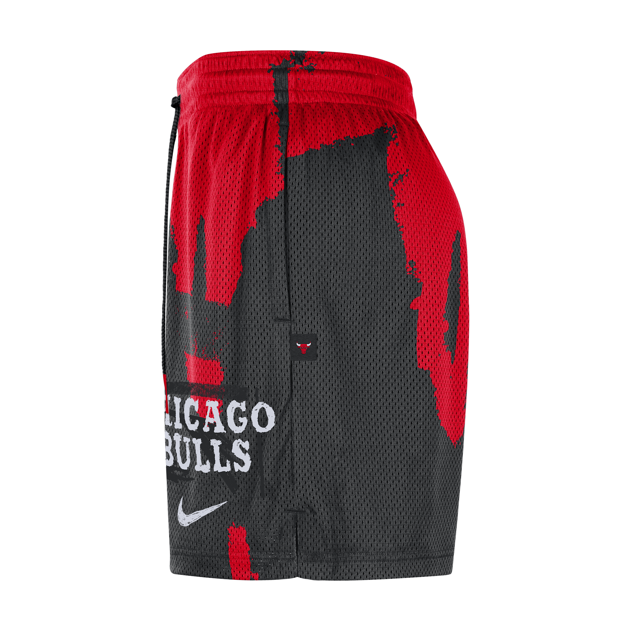 Thumbnail - Chicago Bulls Courtside Jordan Dri-FIT NBA Mesh-Trainingsshorts für Herren - Schwarz