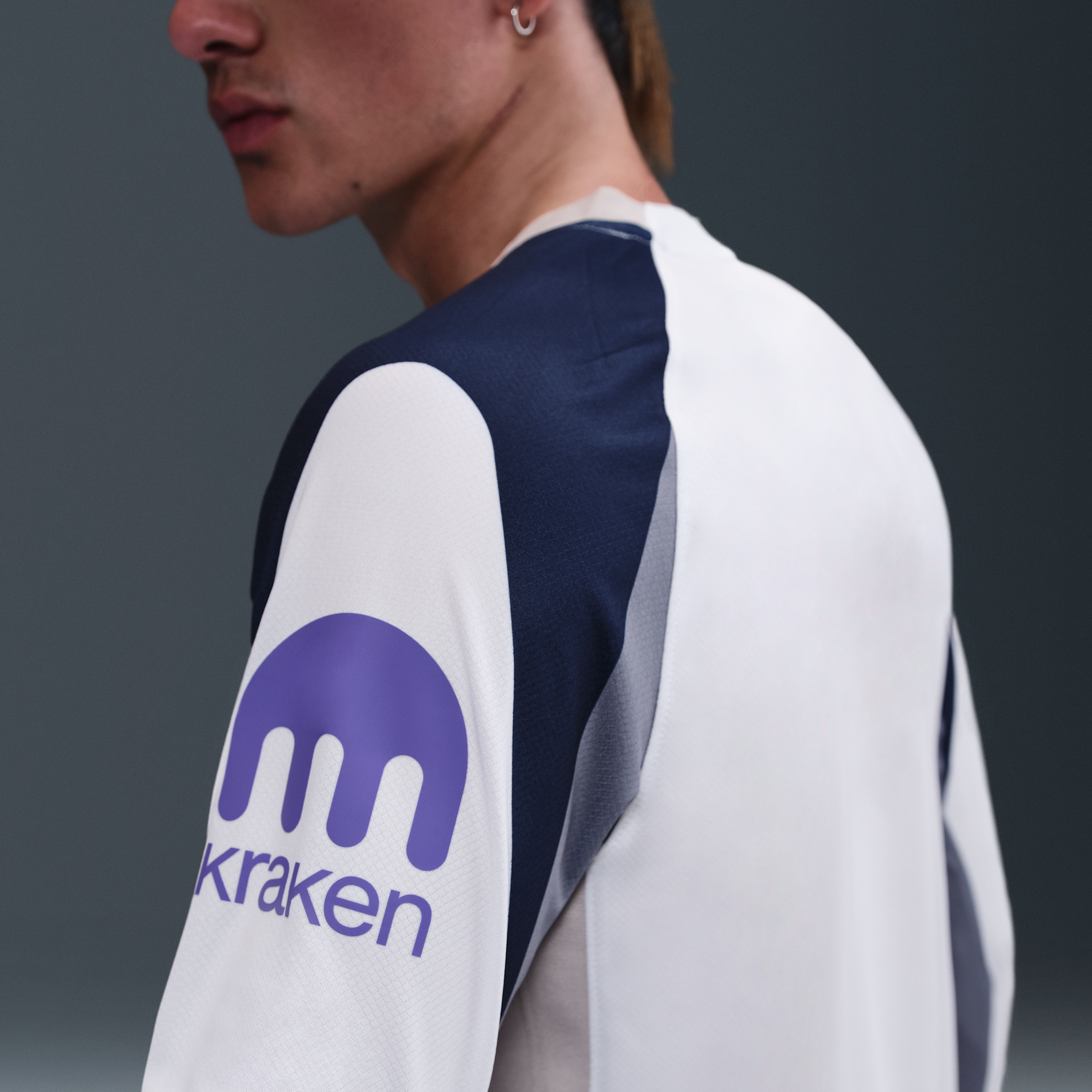 Thumbnail - Tottenham Hotspur 2025/26 Stadium Home Nike Replika Longsleeve-Fußballtrikot mit Dri-FIT-Technologie (Herren) - Weiß