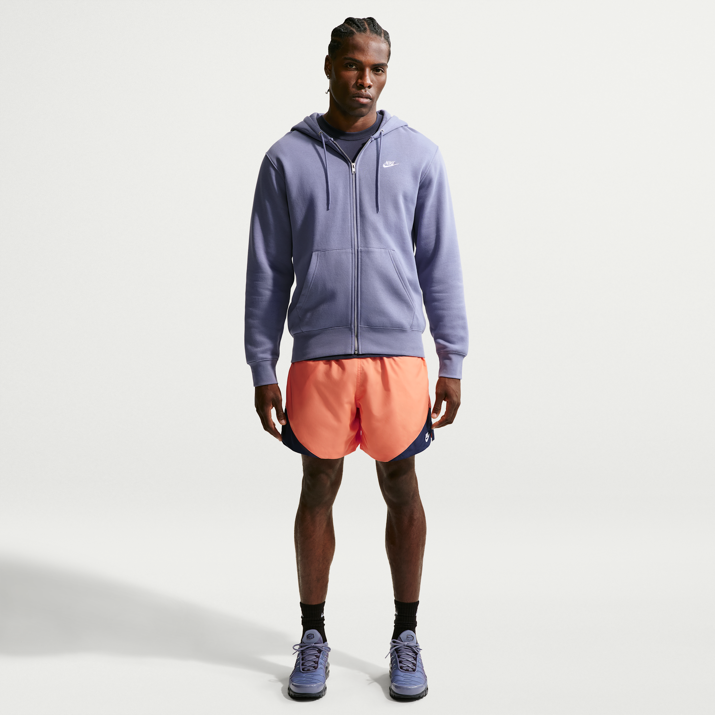 Thumbnail - Nike Windrunner leichte, gewebte Herrenshorts - Orange