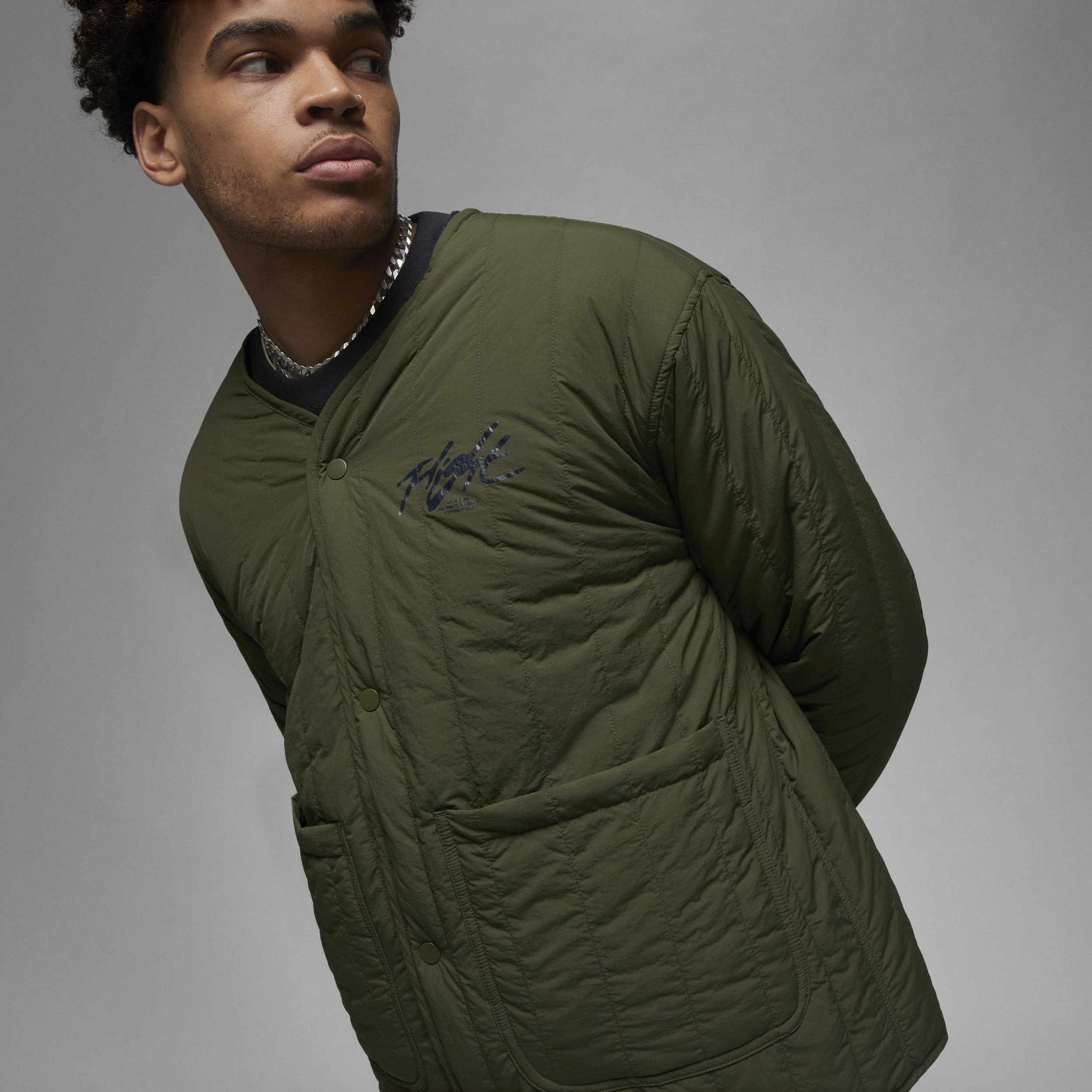 Veste liner Jordan Flight Heritage pour Homme - Noir