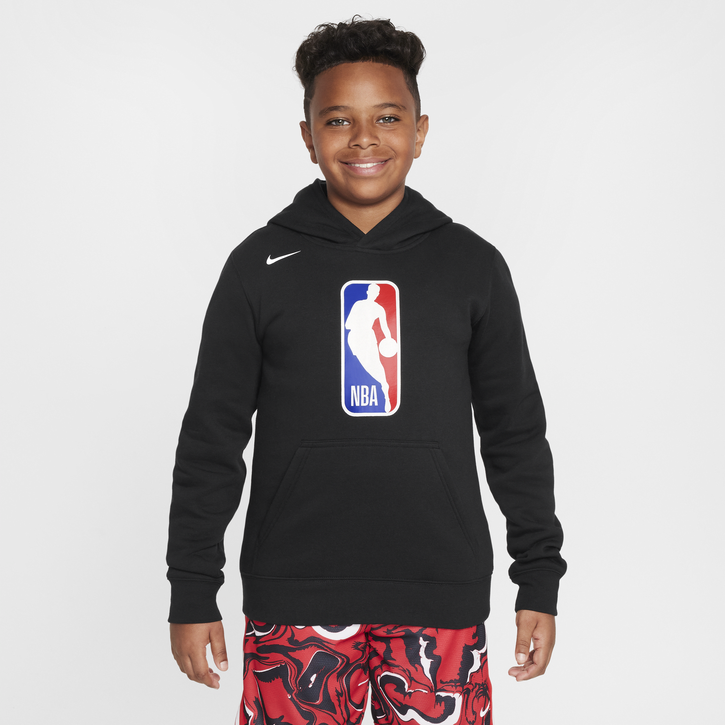 Nike Team 31 Club Fleece NBA-hoodie voor kids Zwart