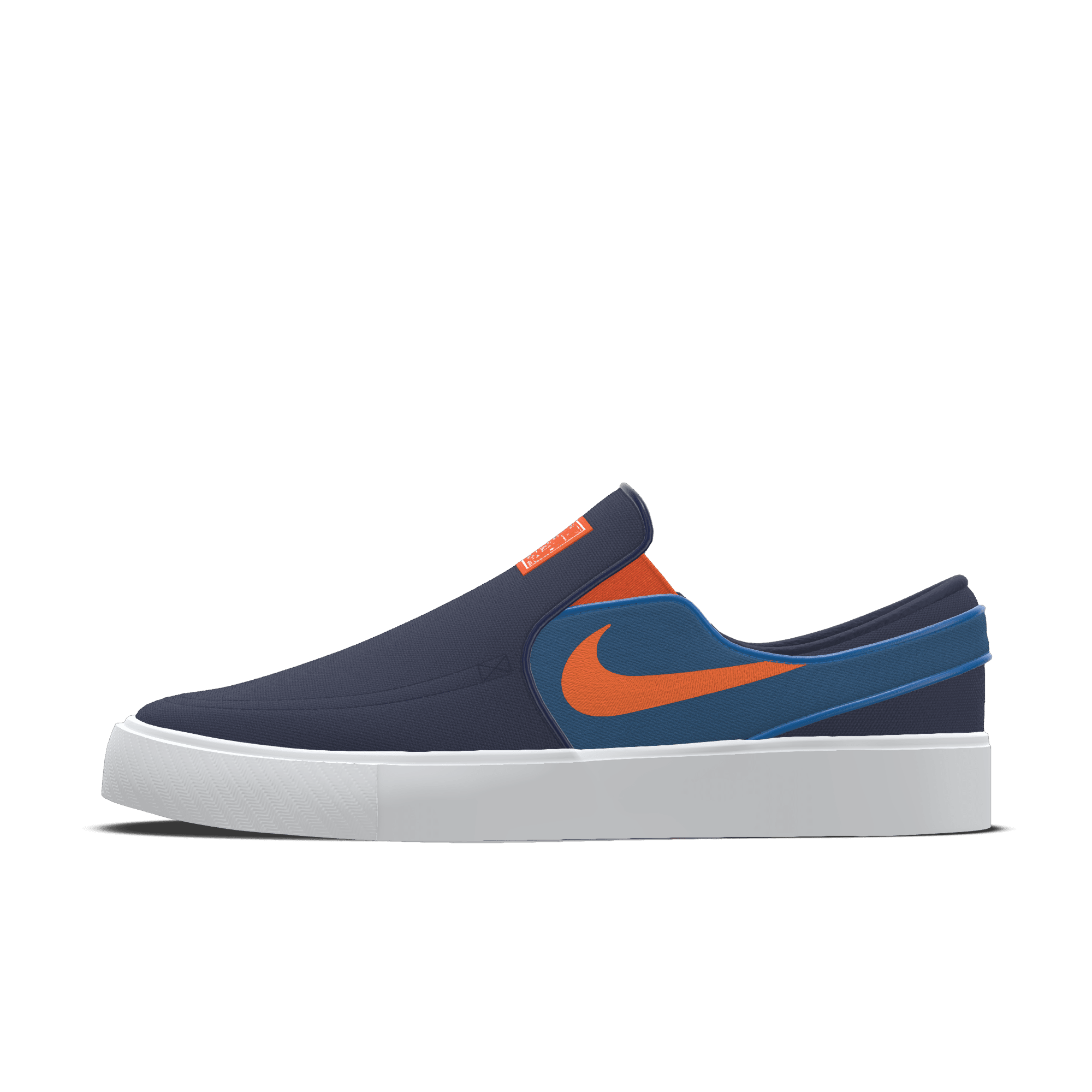 Chaussure de skate personnalisable Nike SB Zoom Janoski Slip By You pour femme - Bleu Bleu