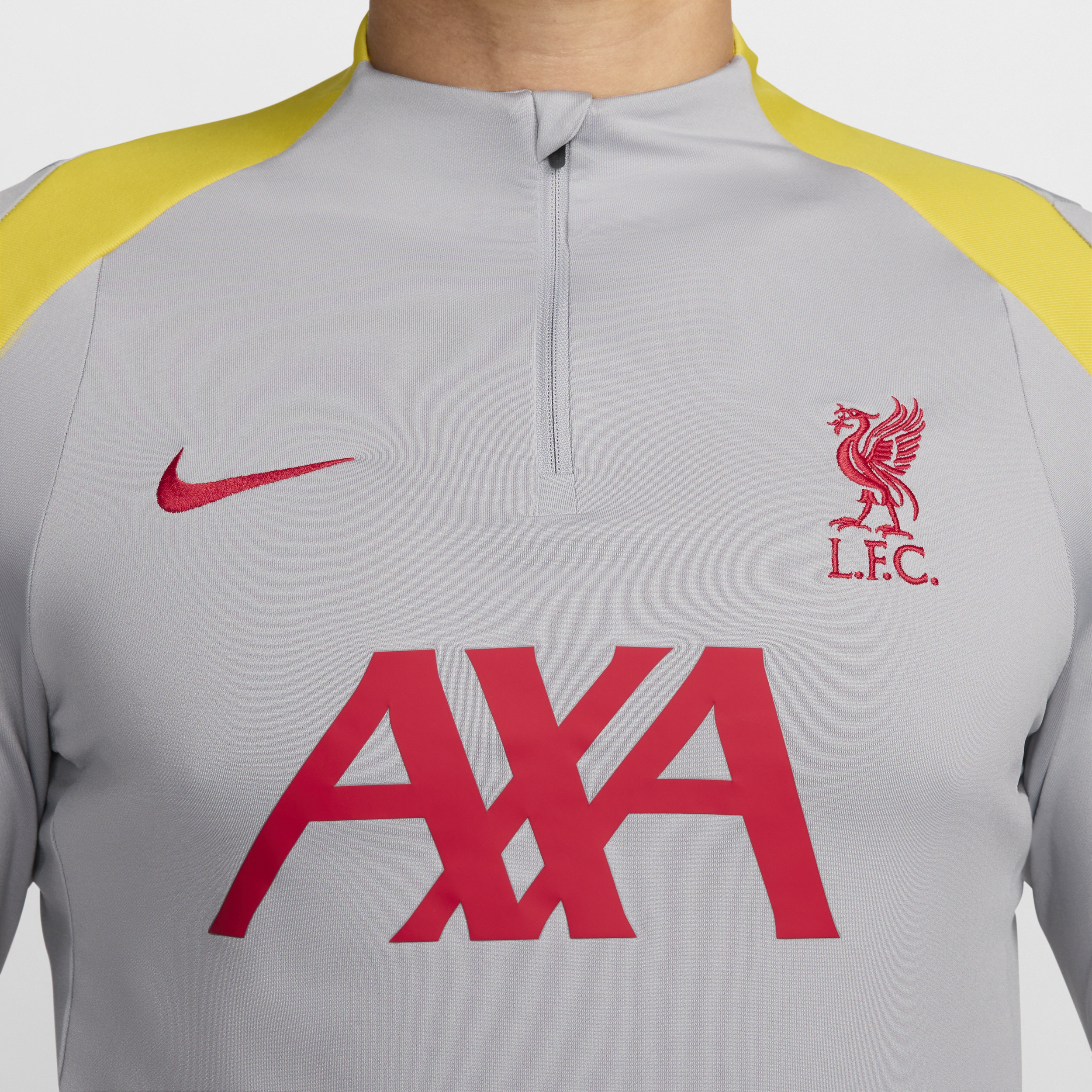 3e haut d'entraînement de foot Nike Dri-FIT Liverpool FC Strike pour homme - Gris