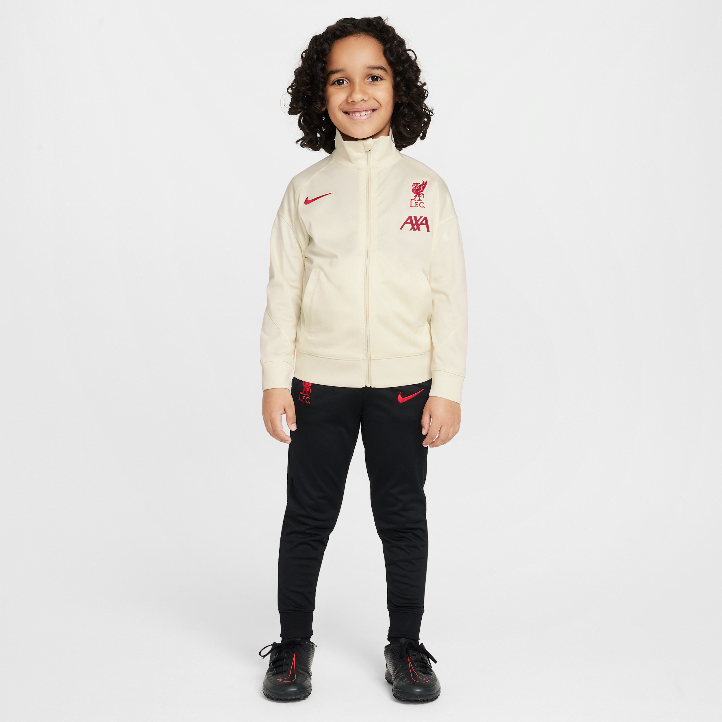 Survêtement de foot en maille Nike Dri-FIT Liverpool FC Strike Special Edition pour enfant - Blanc
